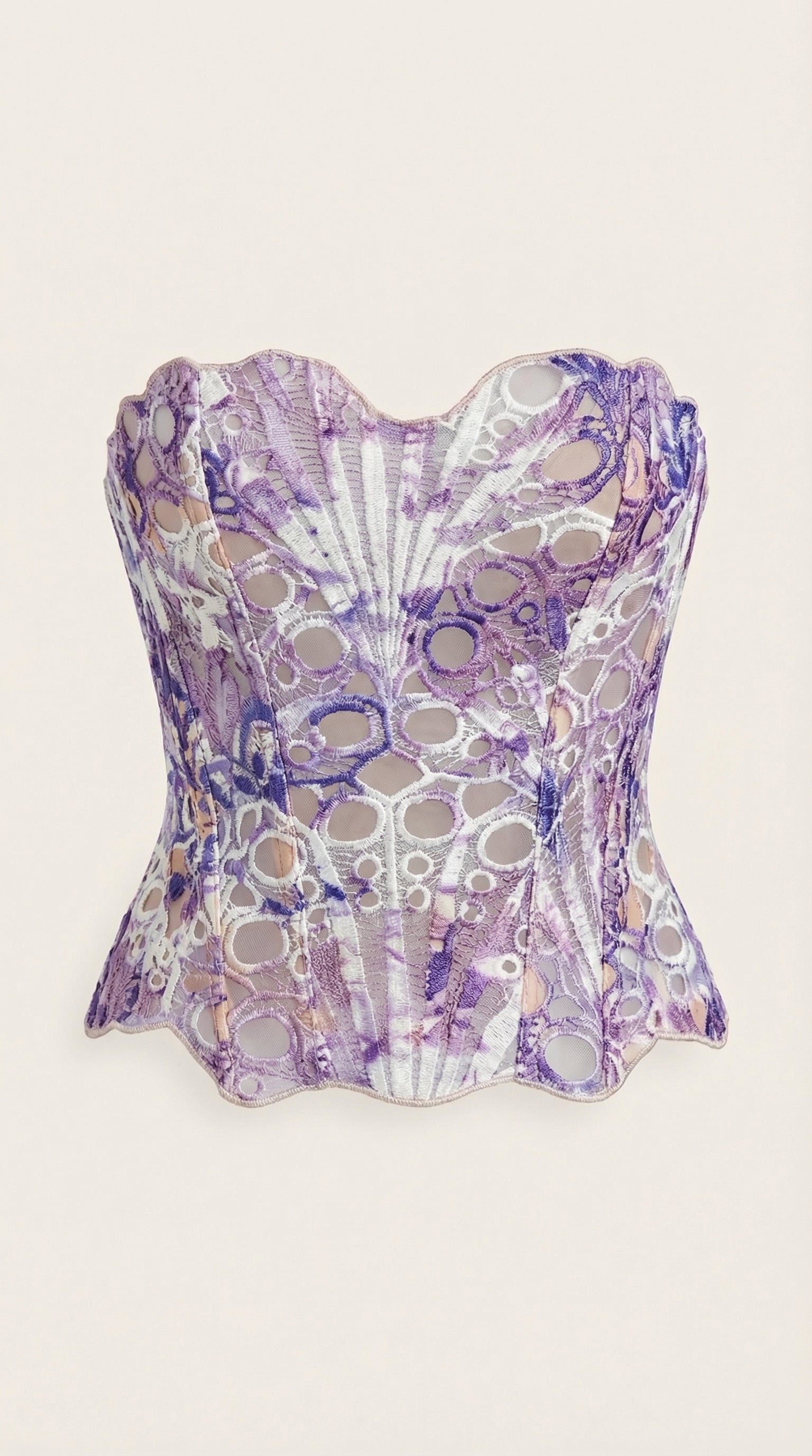Lace Strapless Corset Top