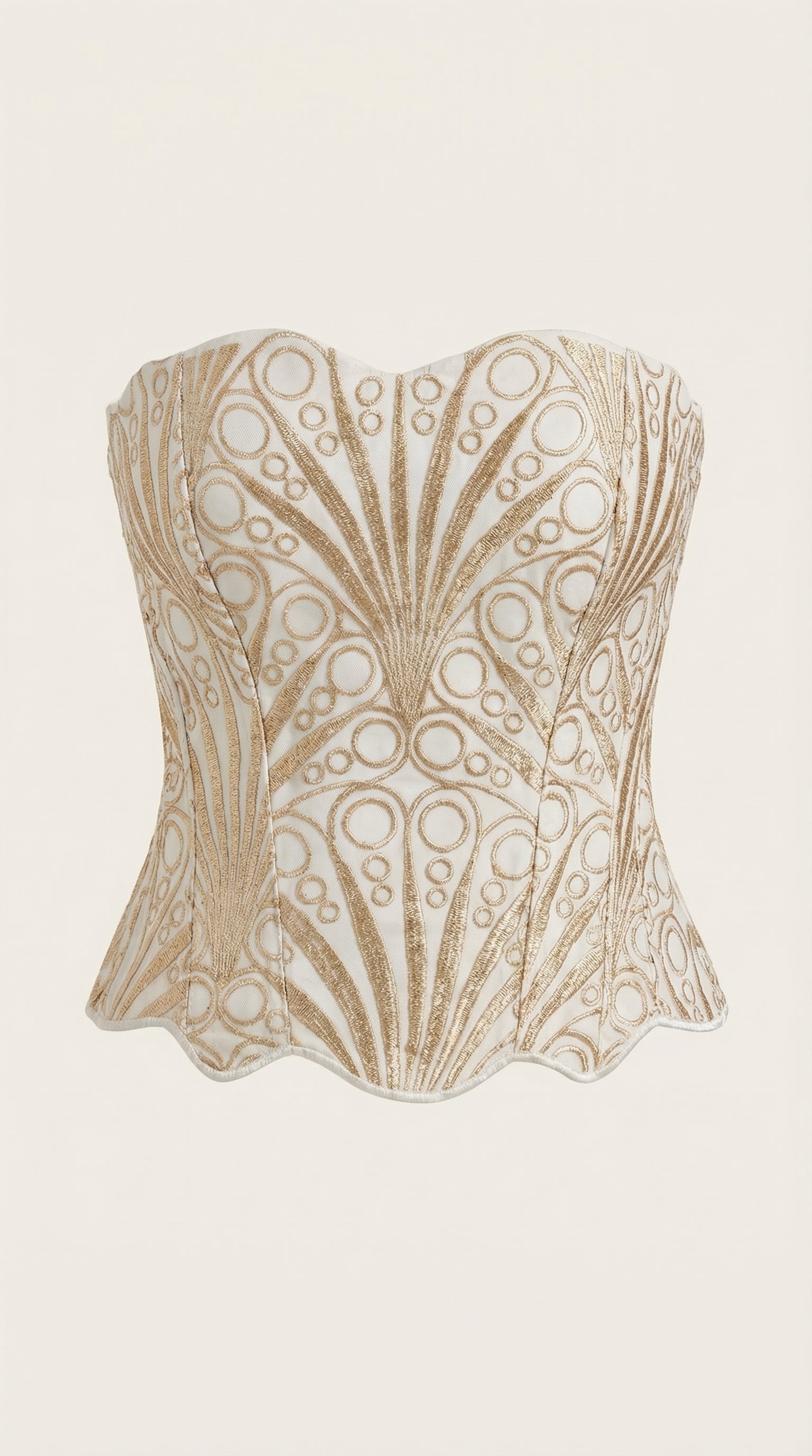 Lace Strapless Corset Top