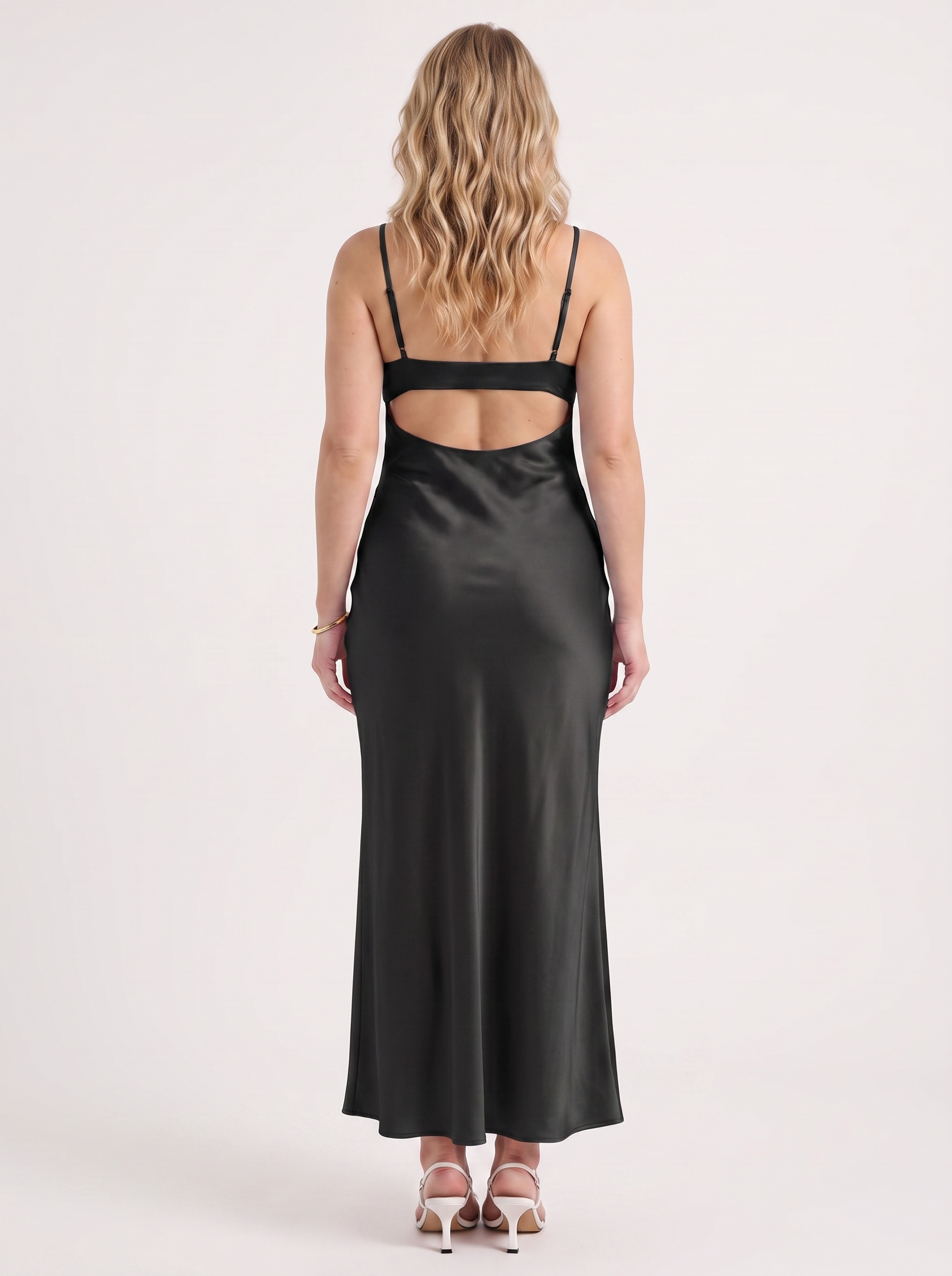Tie-Front Maxi Dress with Cut-Out Detail