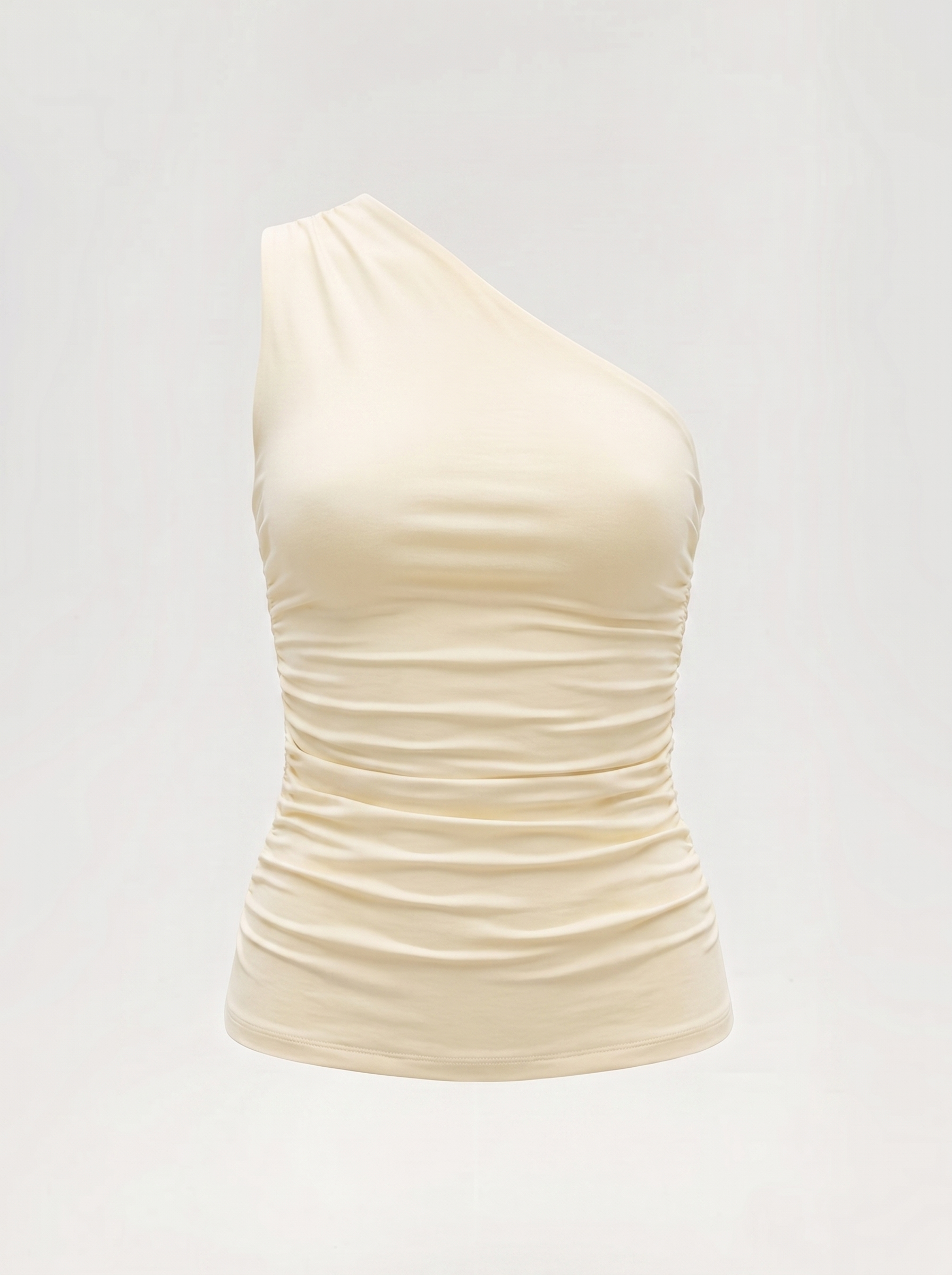 Ruched One Shoulder Top