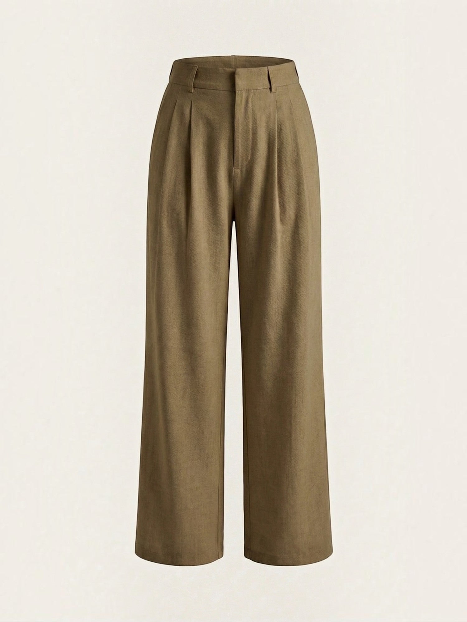High Waist Wide Leg Trousers