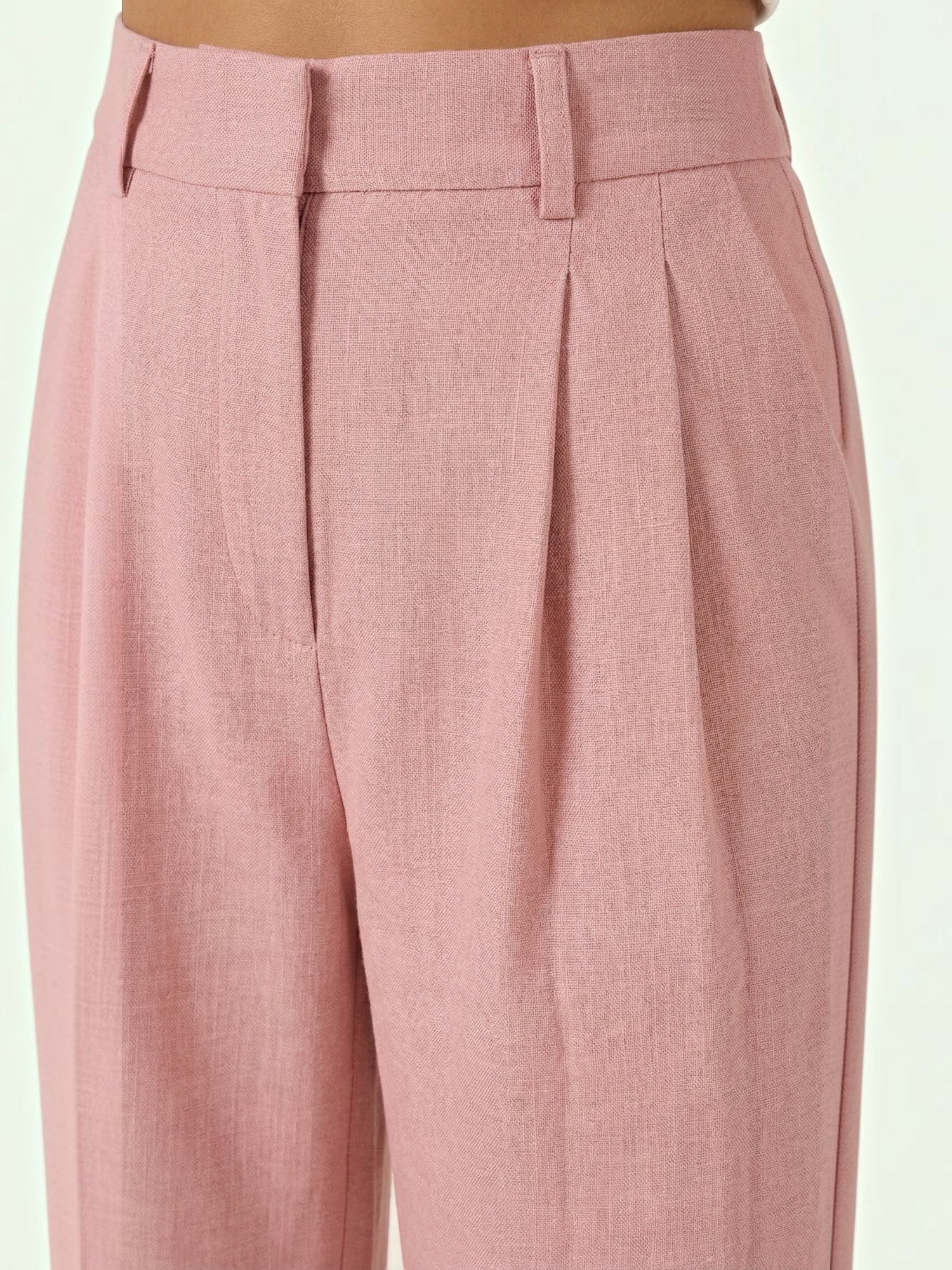High Waist Wide Leg Trousers