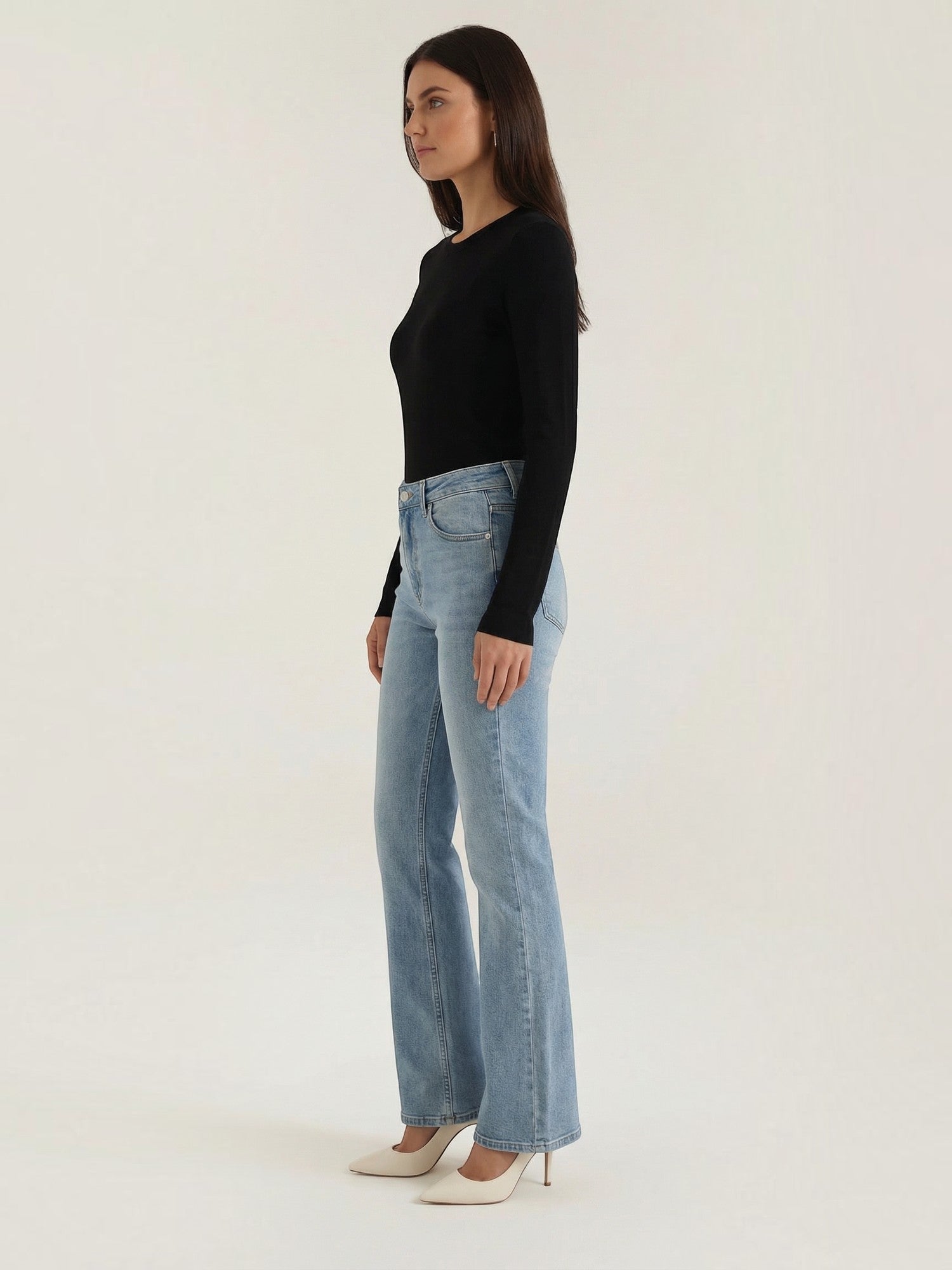 Classic Ribbed Long Sleeve Top