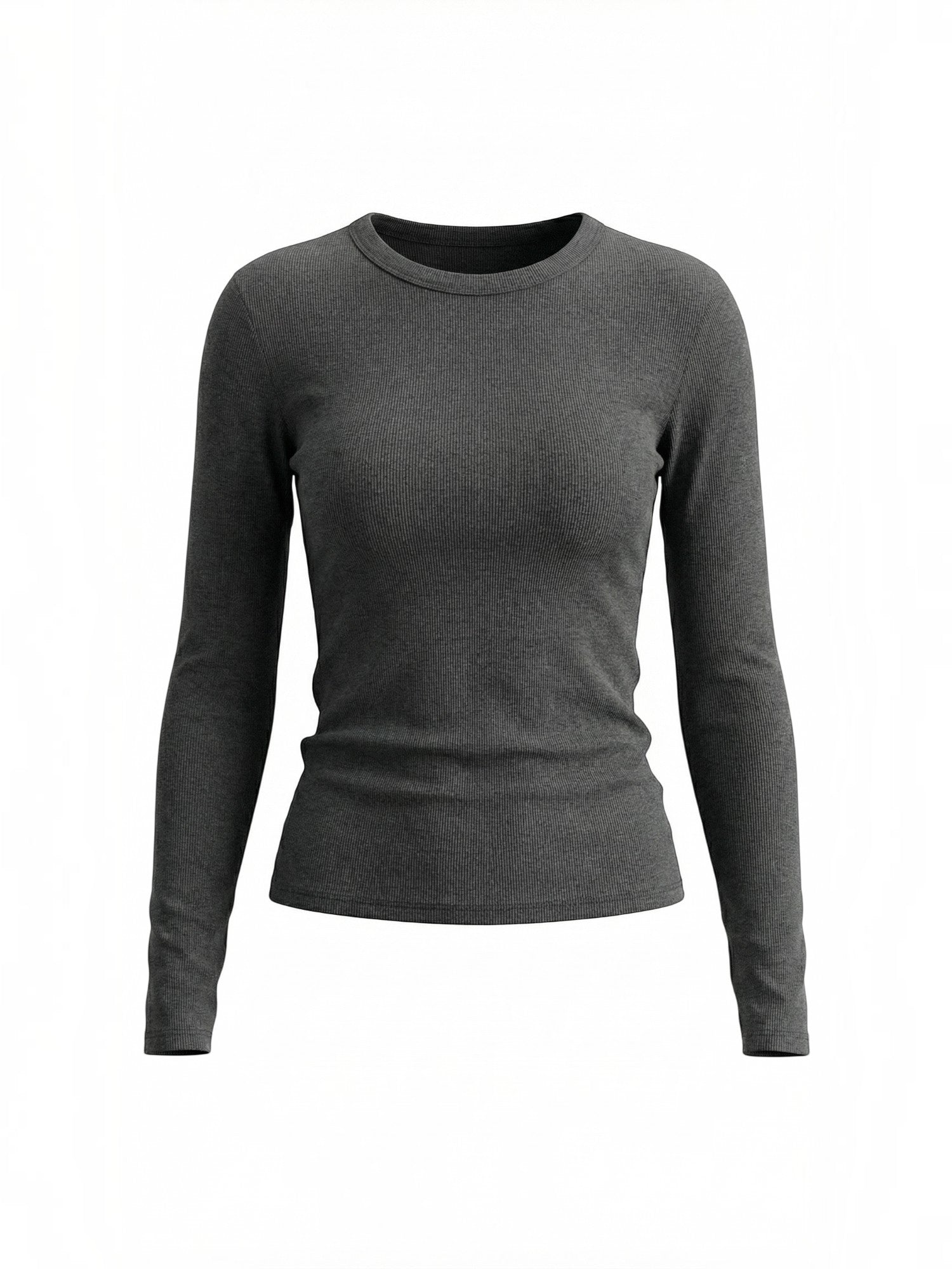 Classic Ribbed Long Sleeve Top