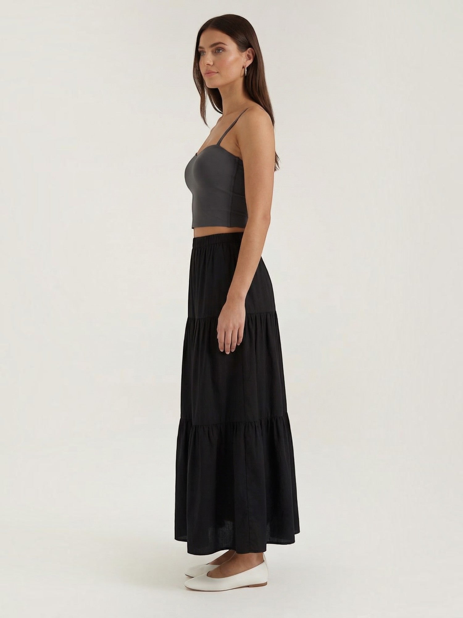 Sweetheart Neck Crop Top
