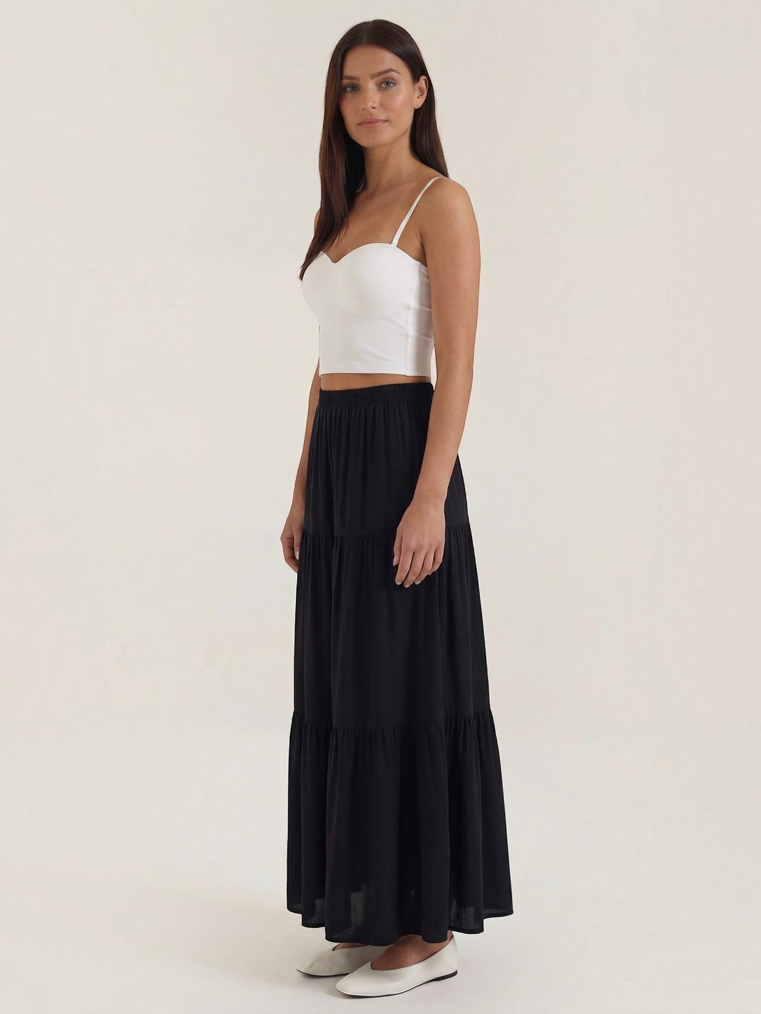 Sweetheart Neck Crop Top