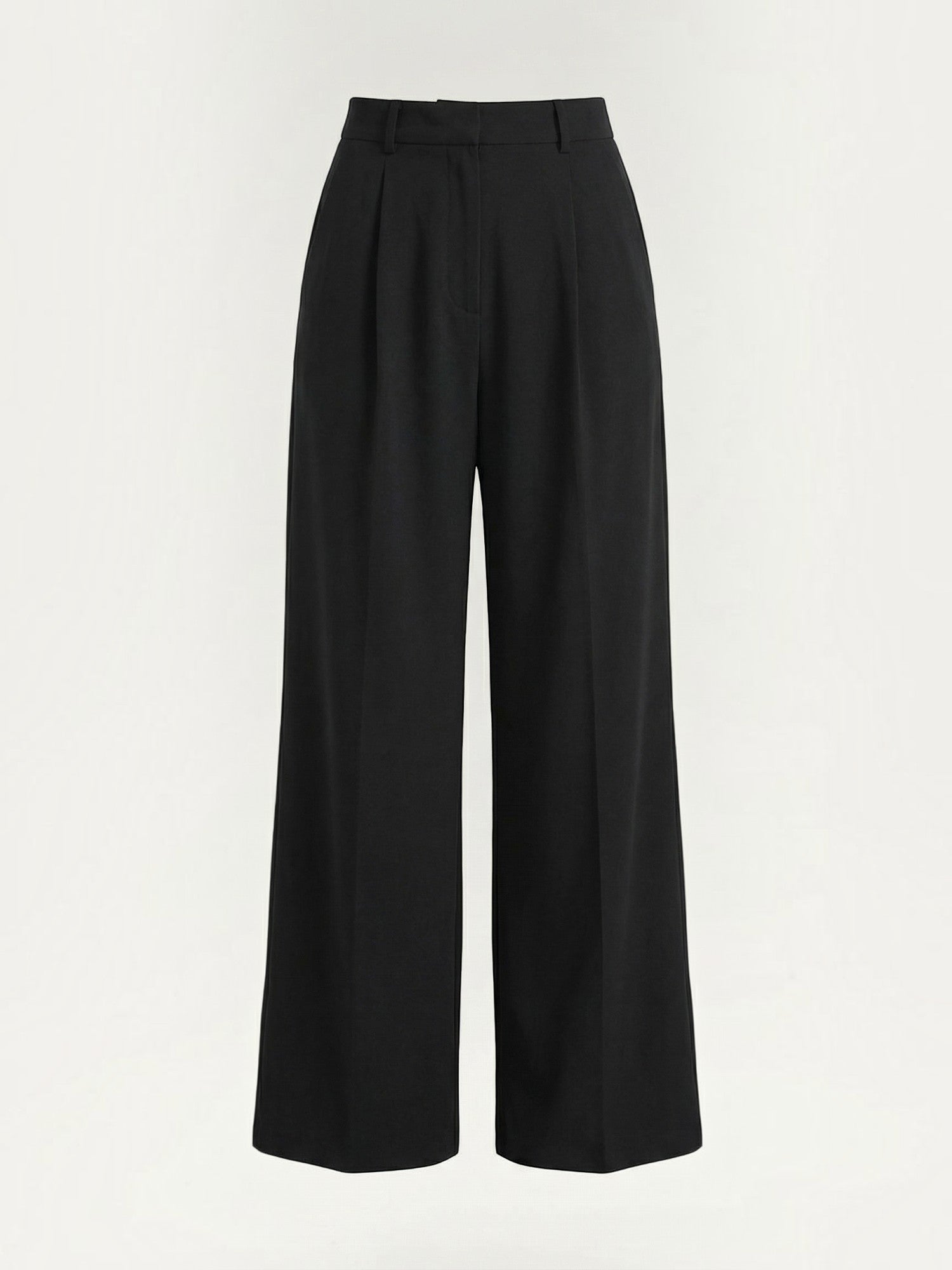 Tailored High Waist Wide Leg Trousers