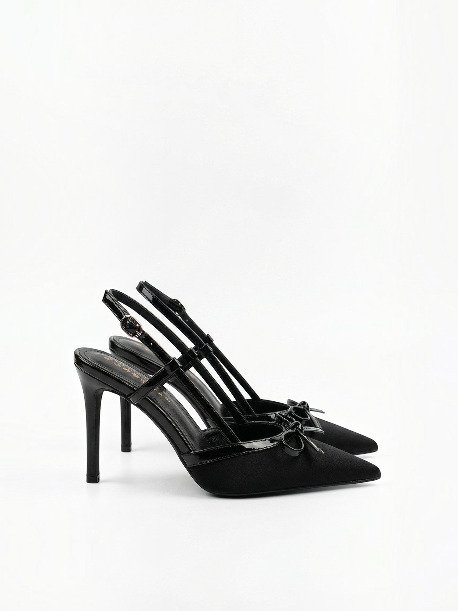 Bow Detail Slingback Heels