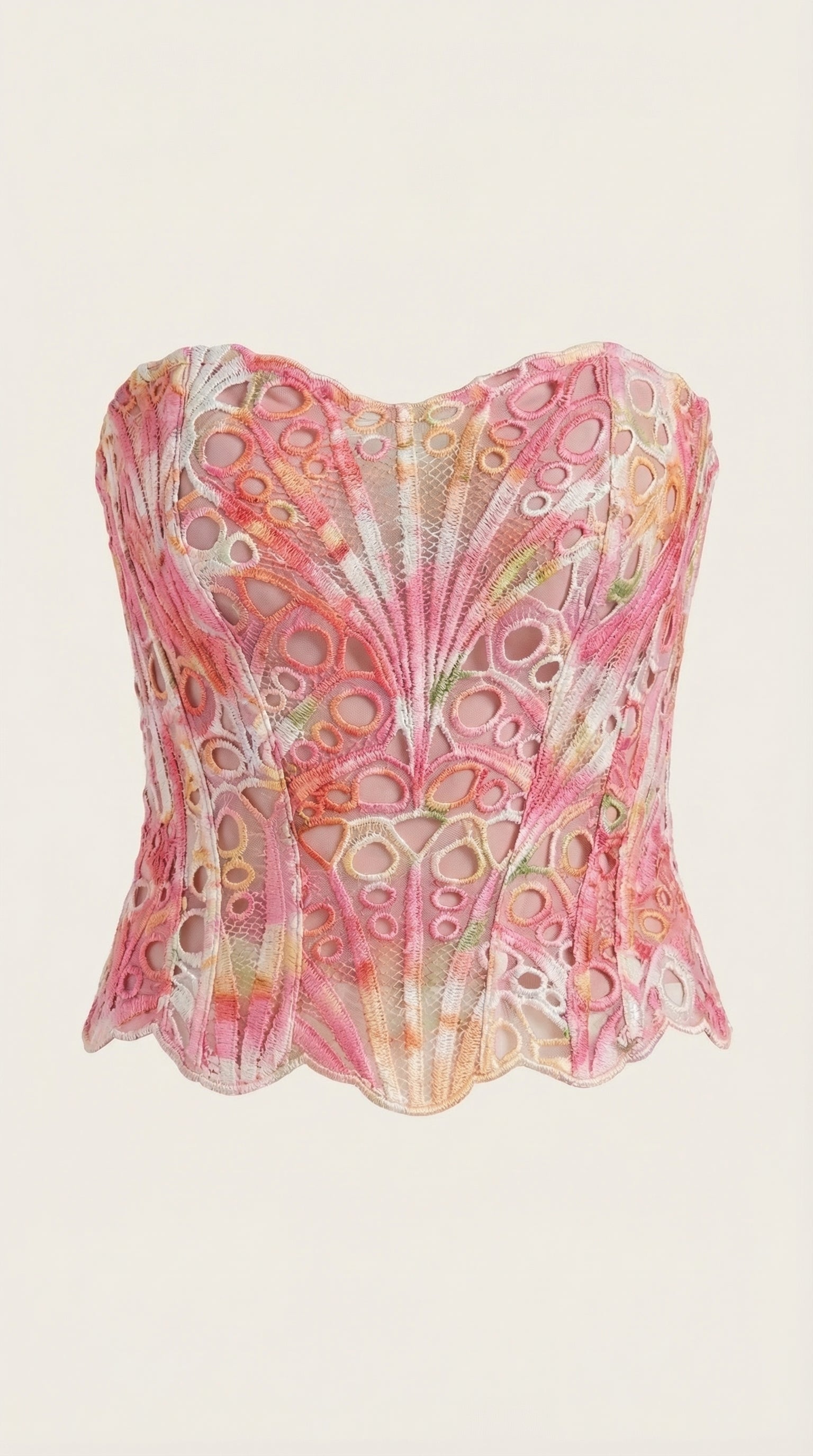 Lace Strapless Corset Top
