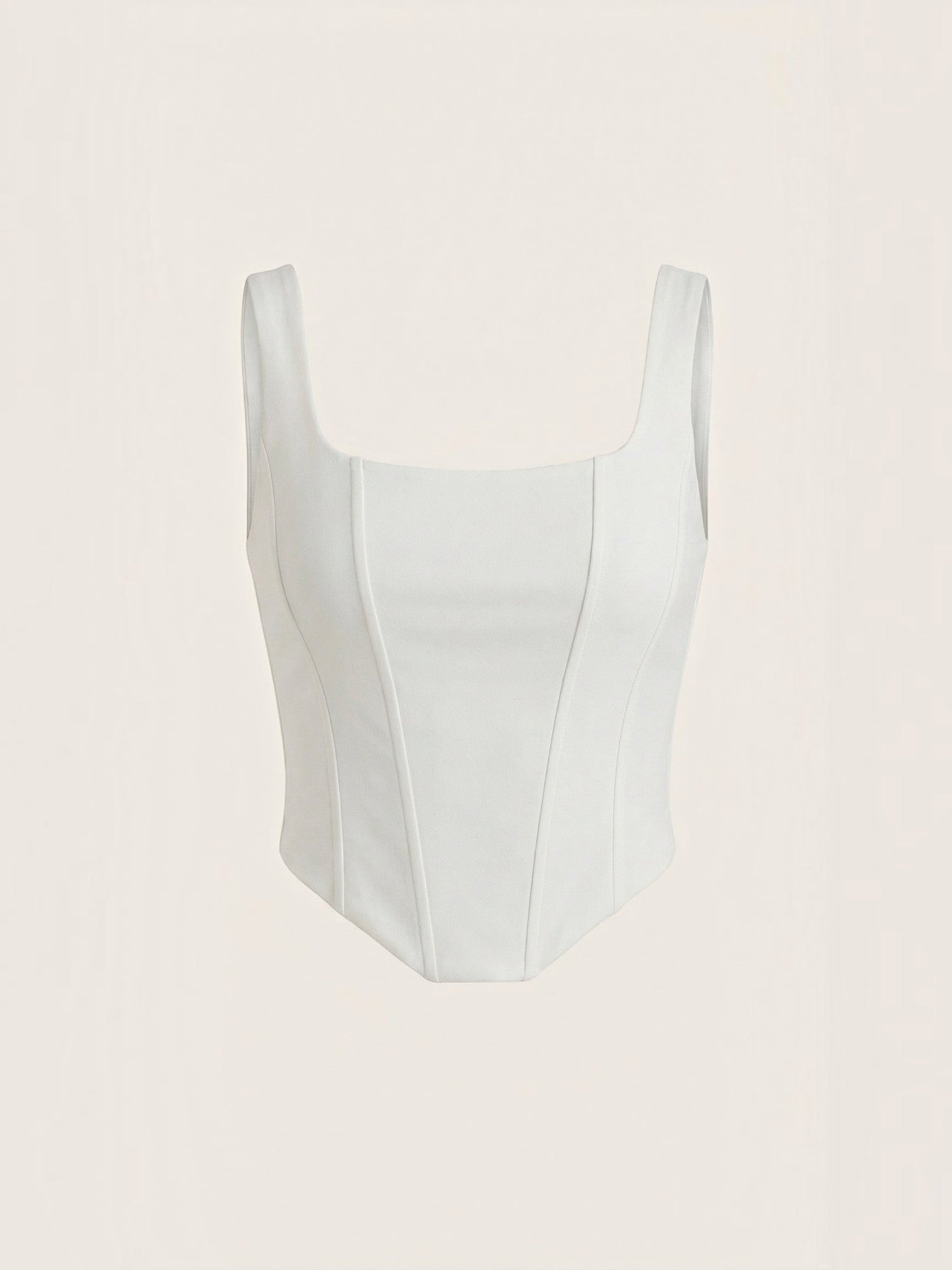 Square Neck Contour Tank Top