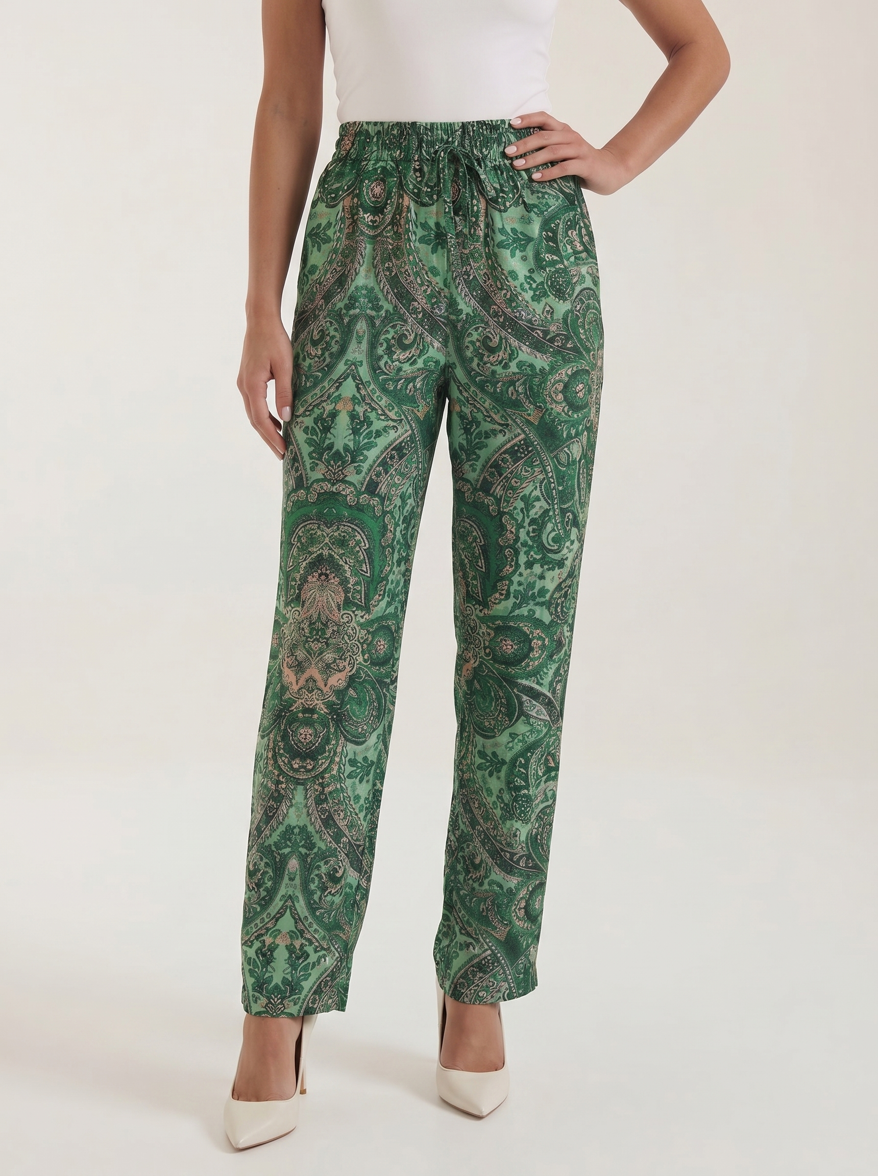 Paisley Wide Leg Pants