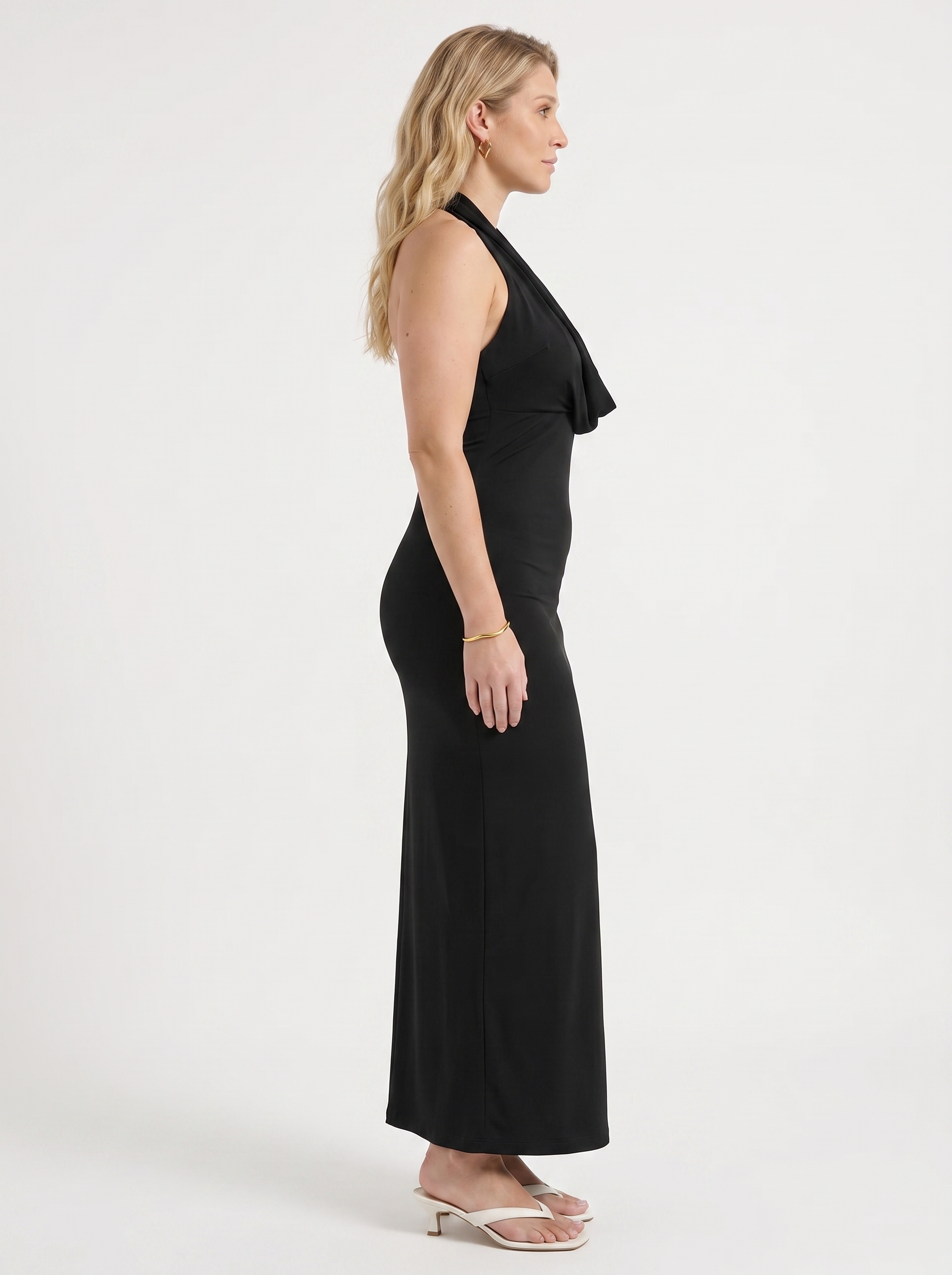Cowl Neck Maxi Dress