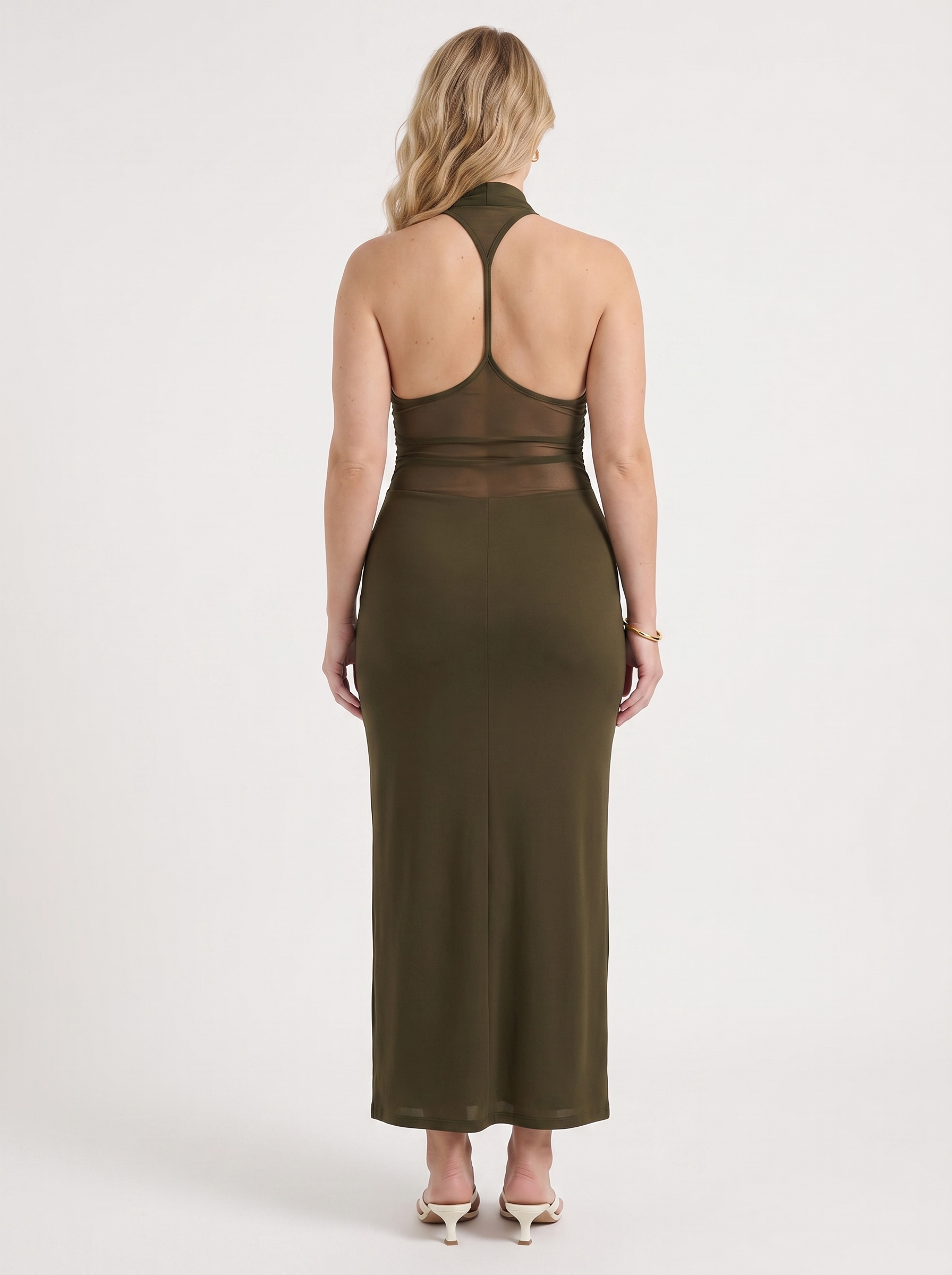 Cowl Neck Maxi Dress