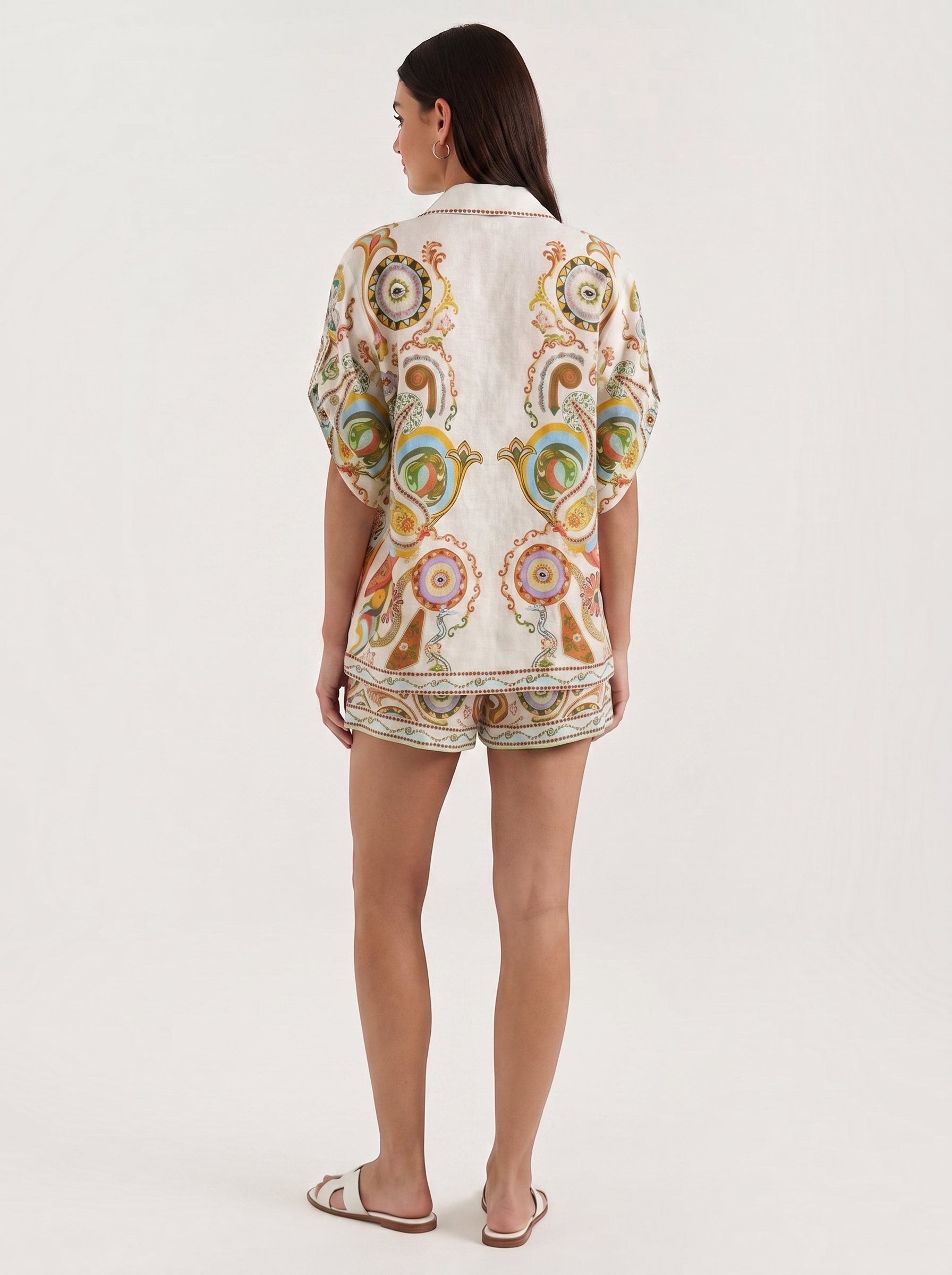Printed Shirt & Shorts Set
