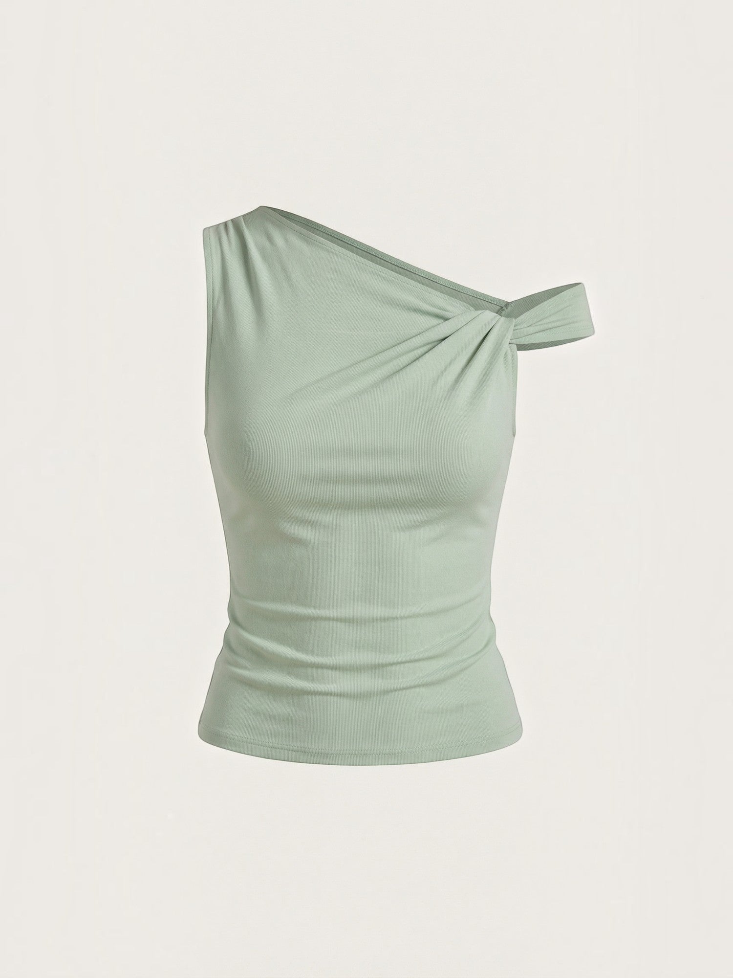 Asymmetric Off Shoulder Ruched Top