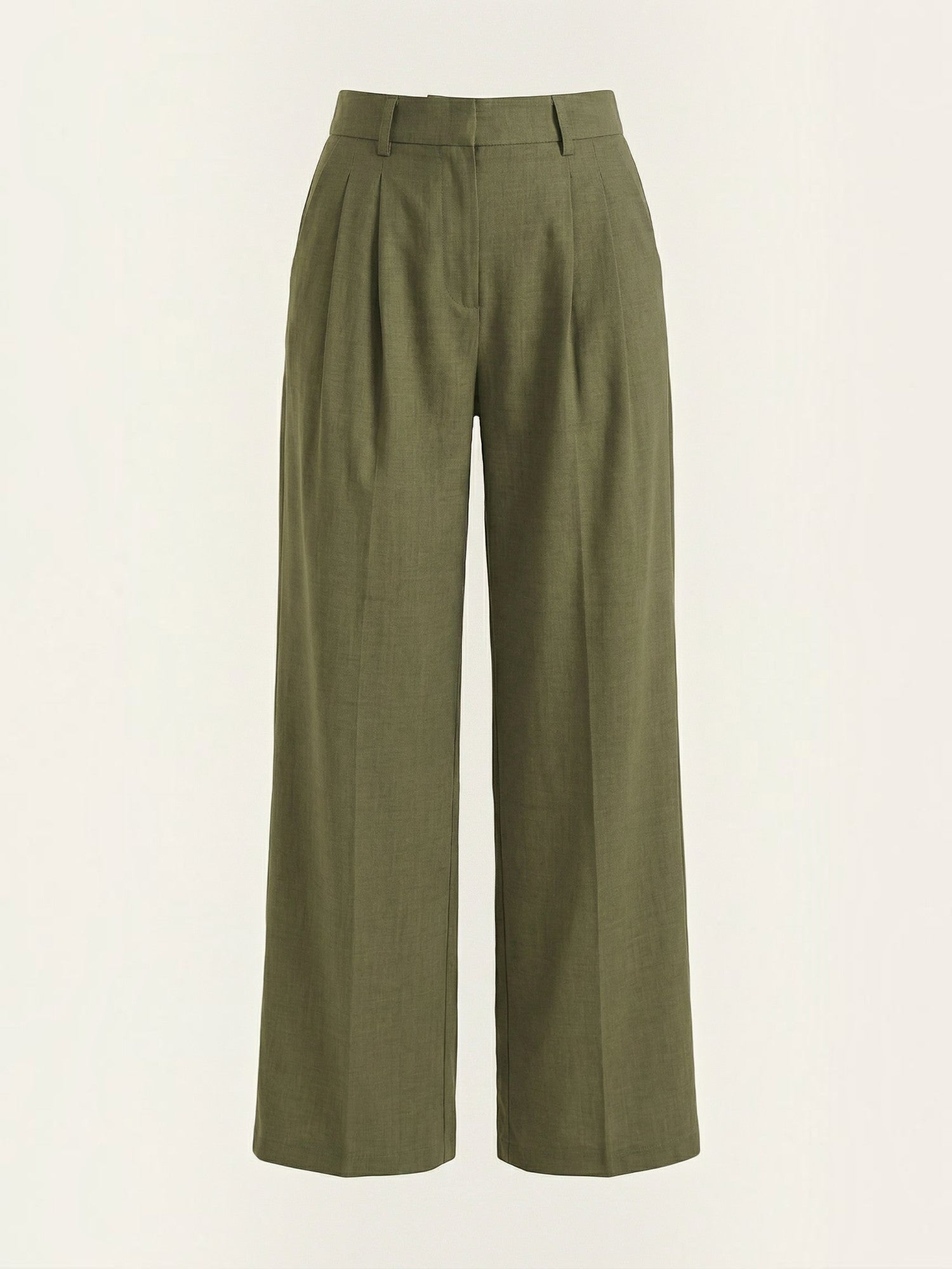 High Waist Wide Leg Trousers