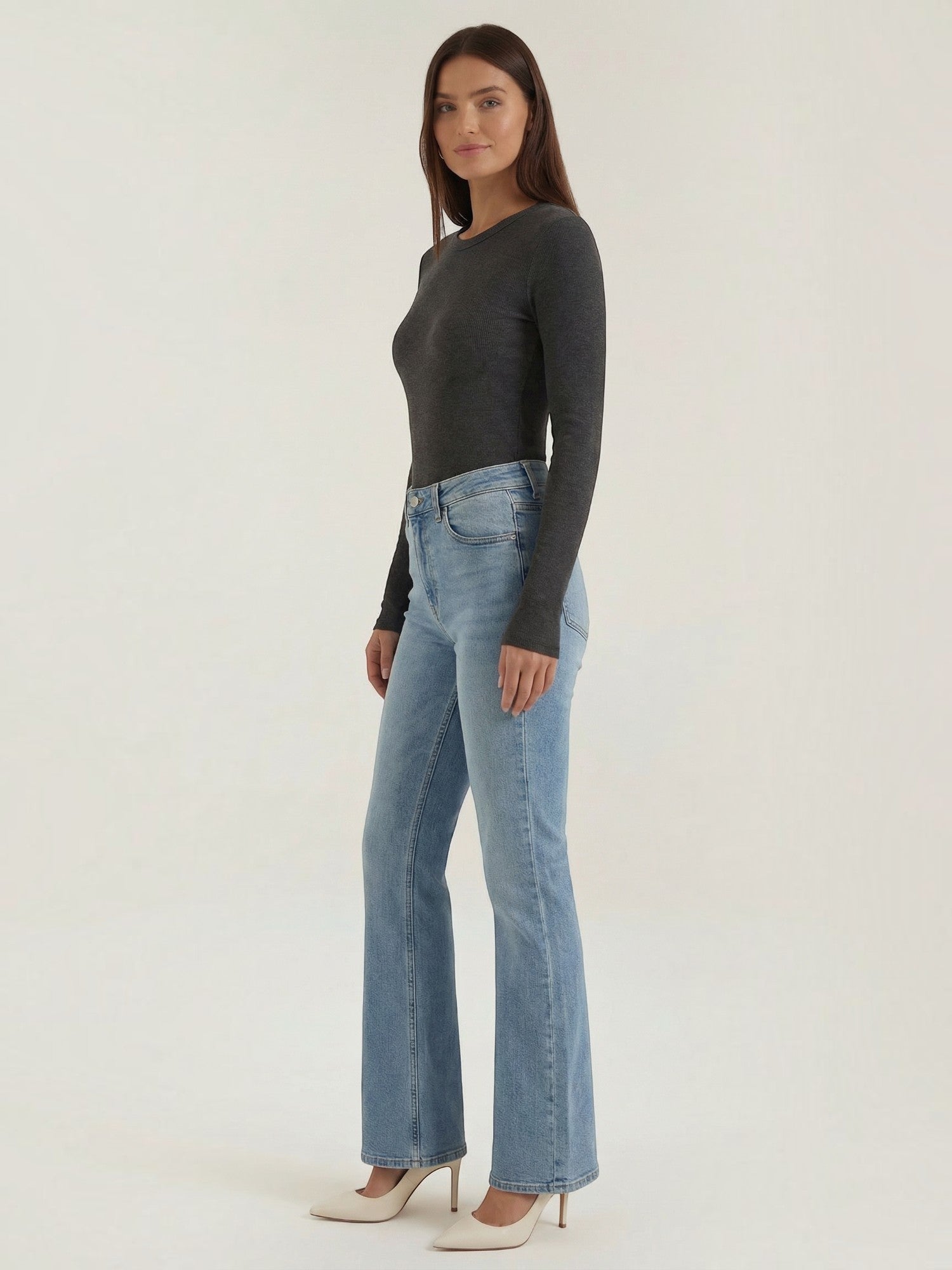 Classic Ribbed Long Sleeve Top