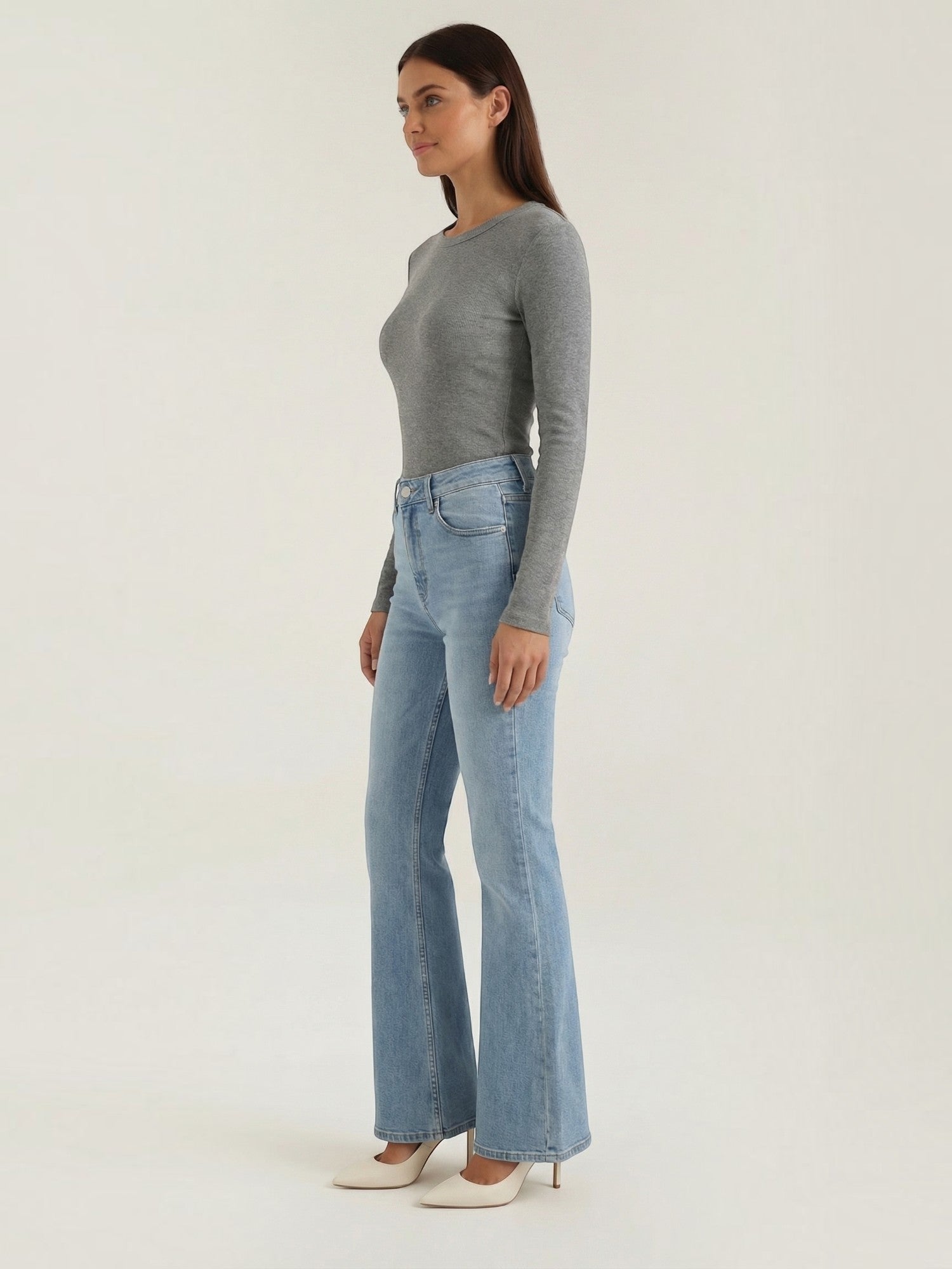 Classic Ribbed Long Sleeve Top