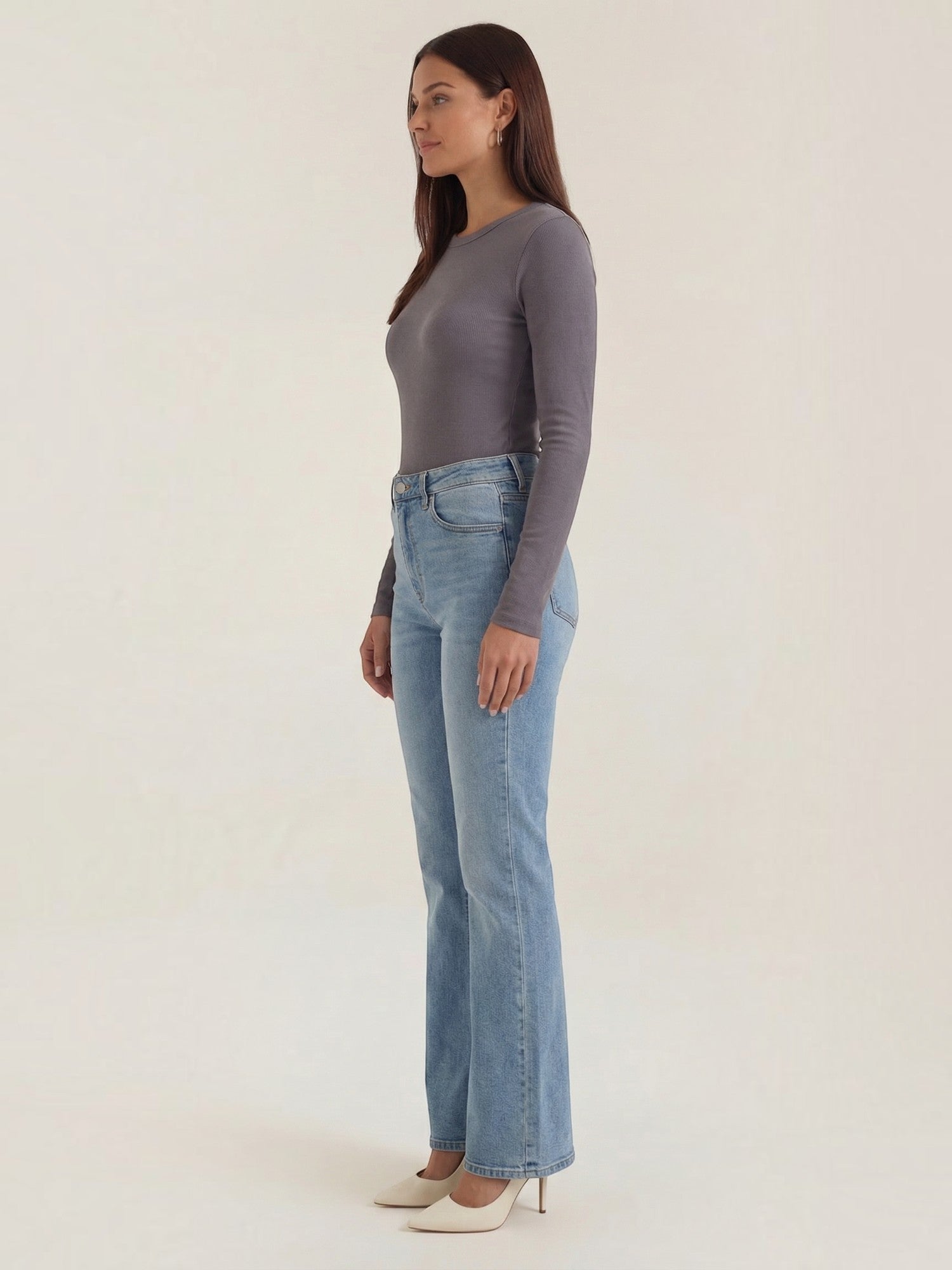Classic Ribbed Long Sleeve Top