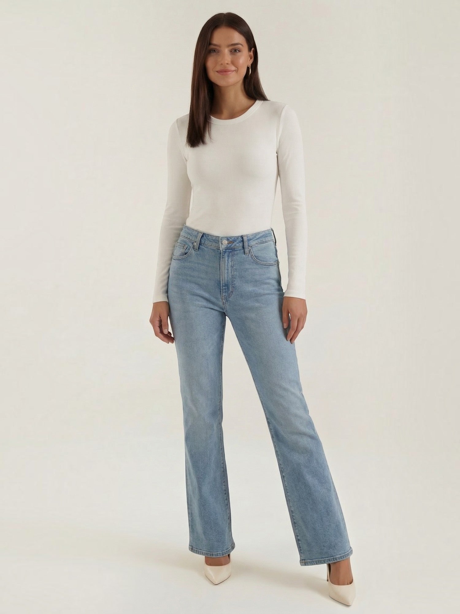 Classic Ribbed Long Sleeve Top