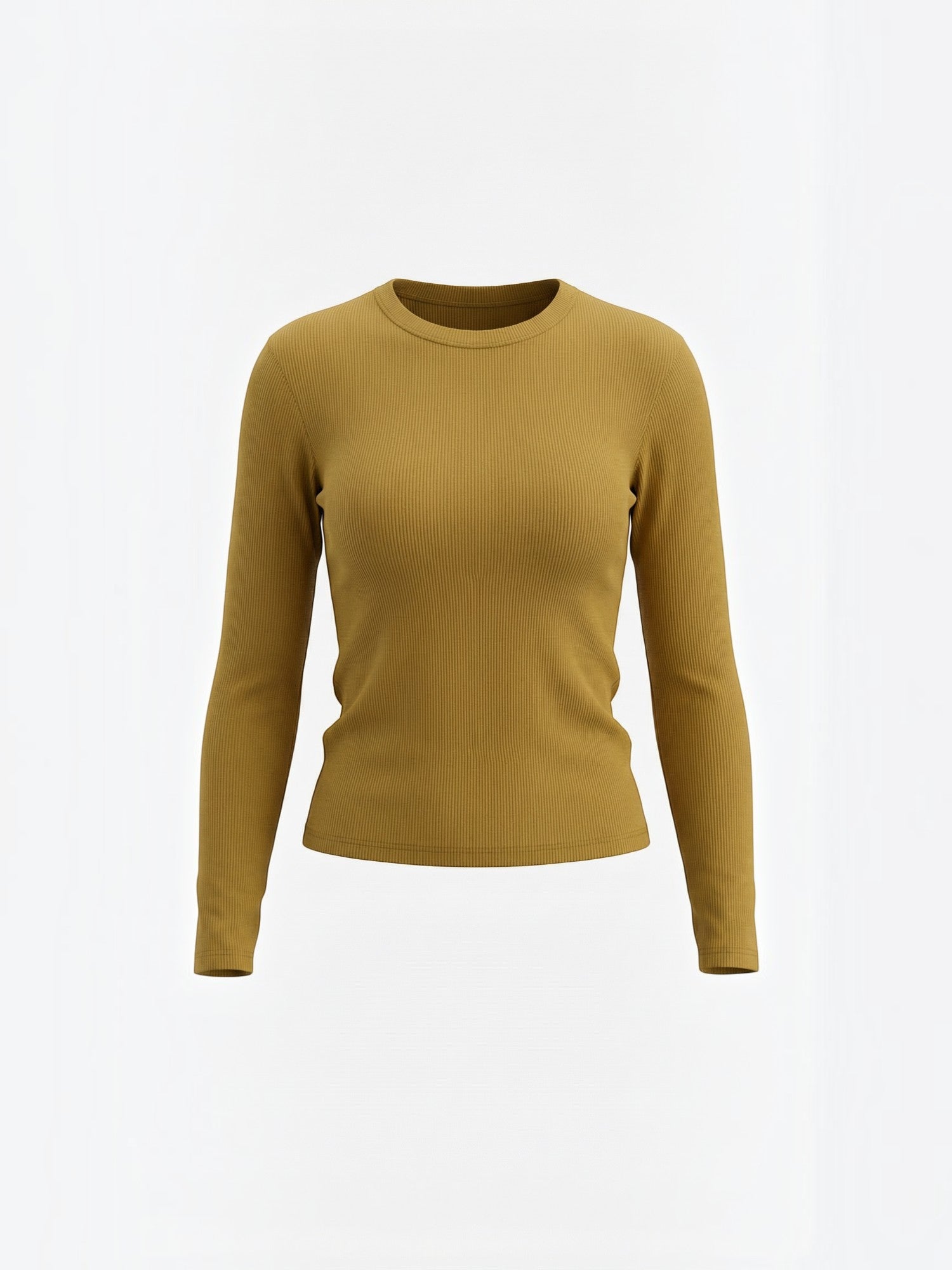 Classic Ribbed Long Sleeve Top