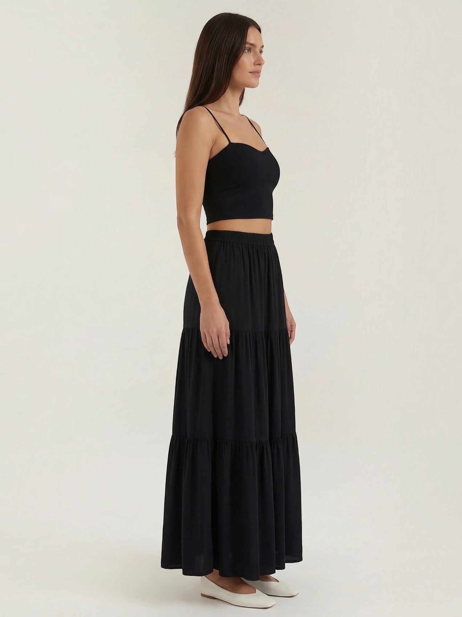 Sweetheart Neck Crop Top