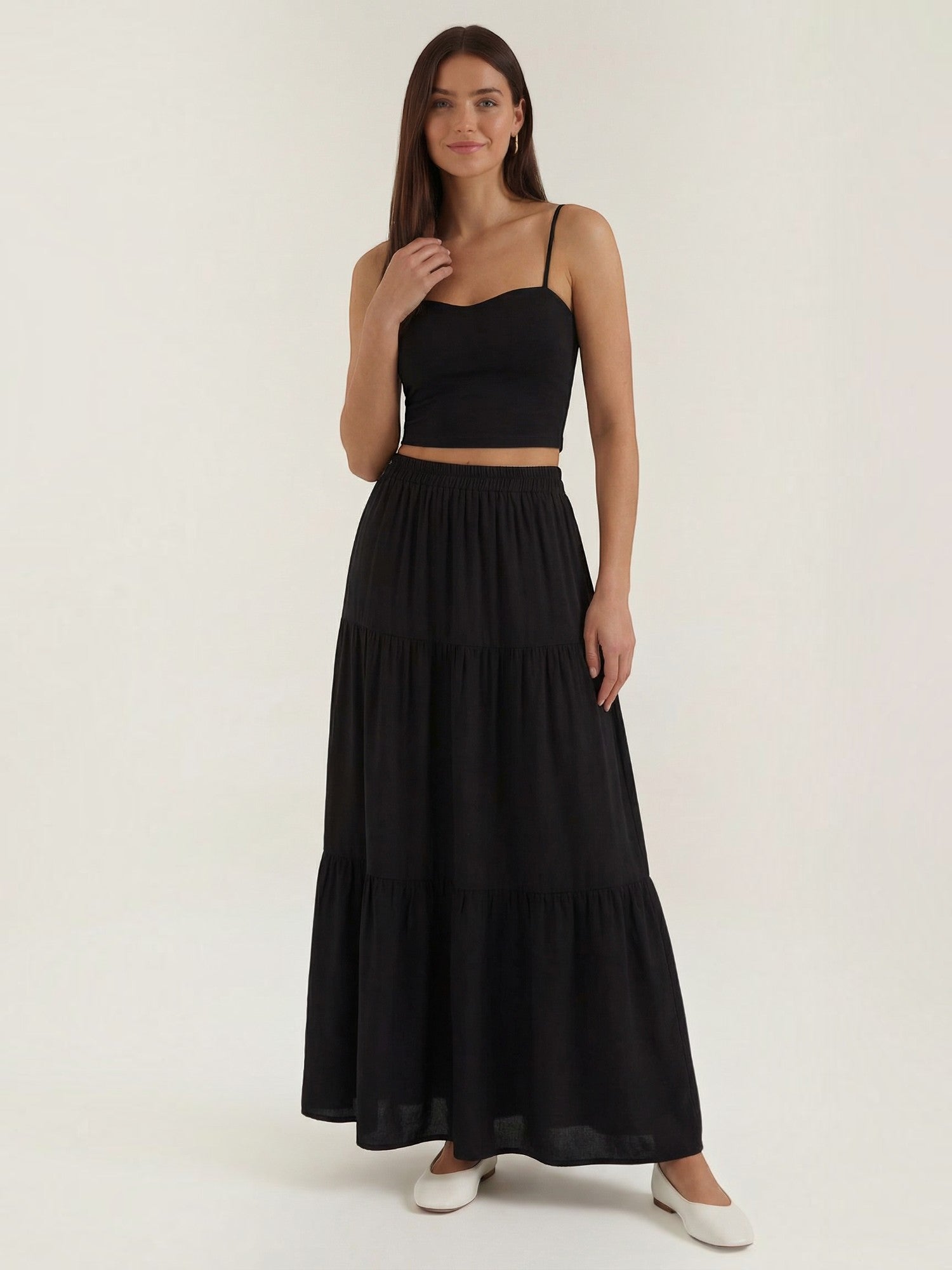 Sweetheart Neck Crop Top