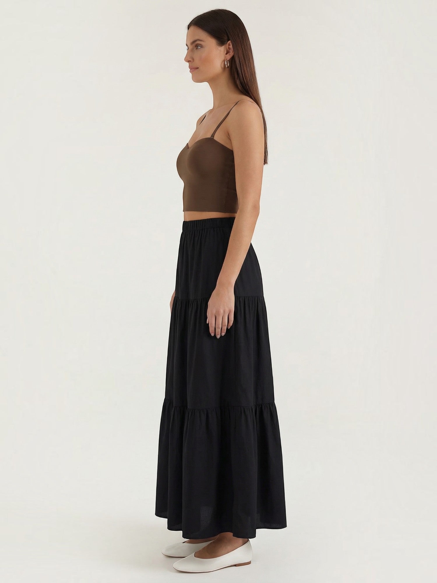 Sweetheart Neck Crop Top