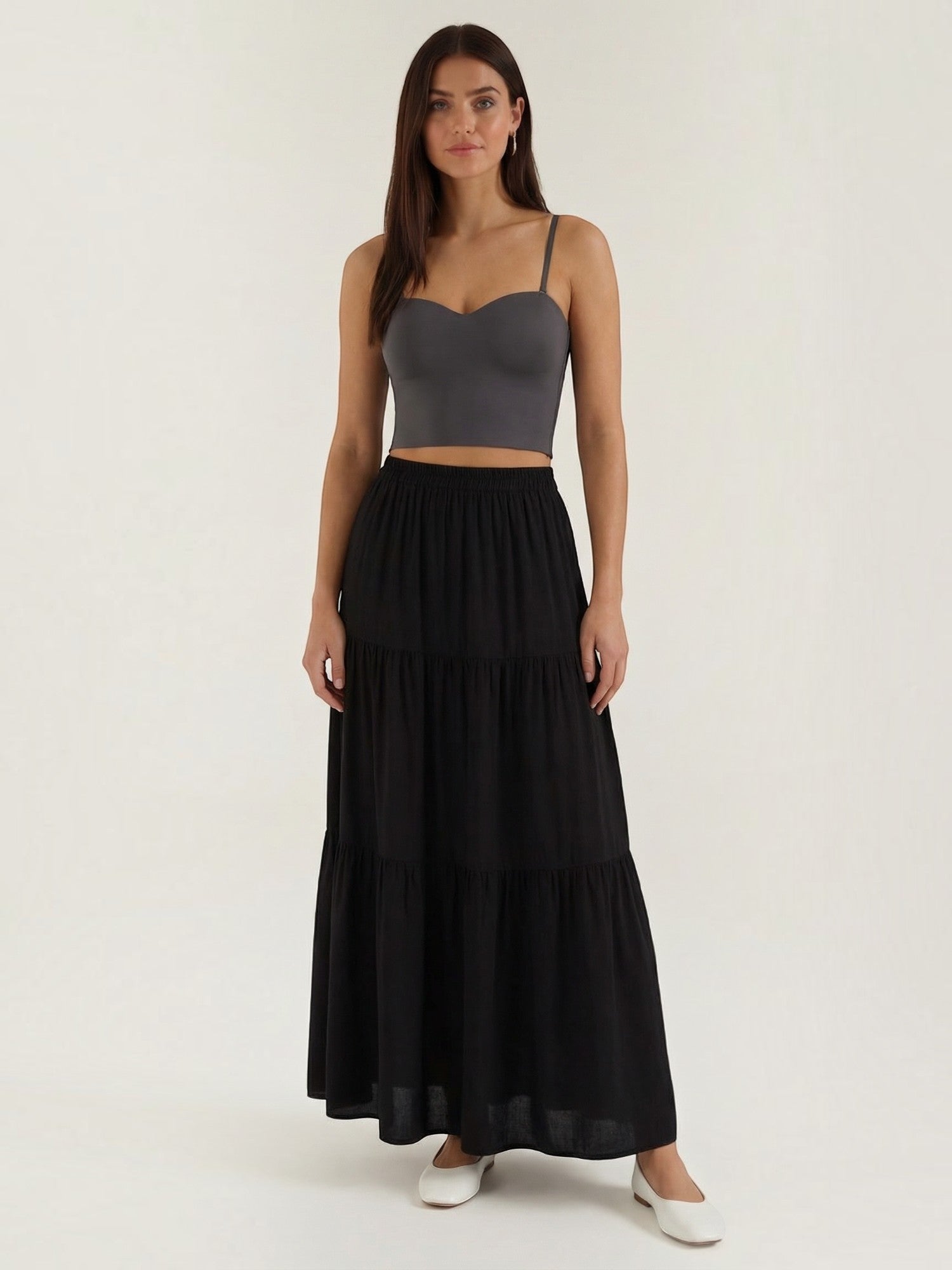 Sweetheart Neck Crop Top