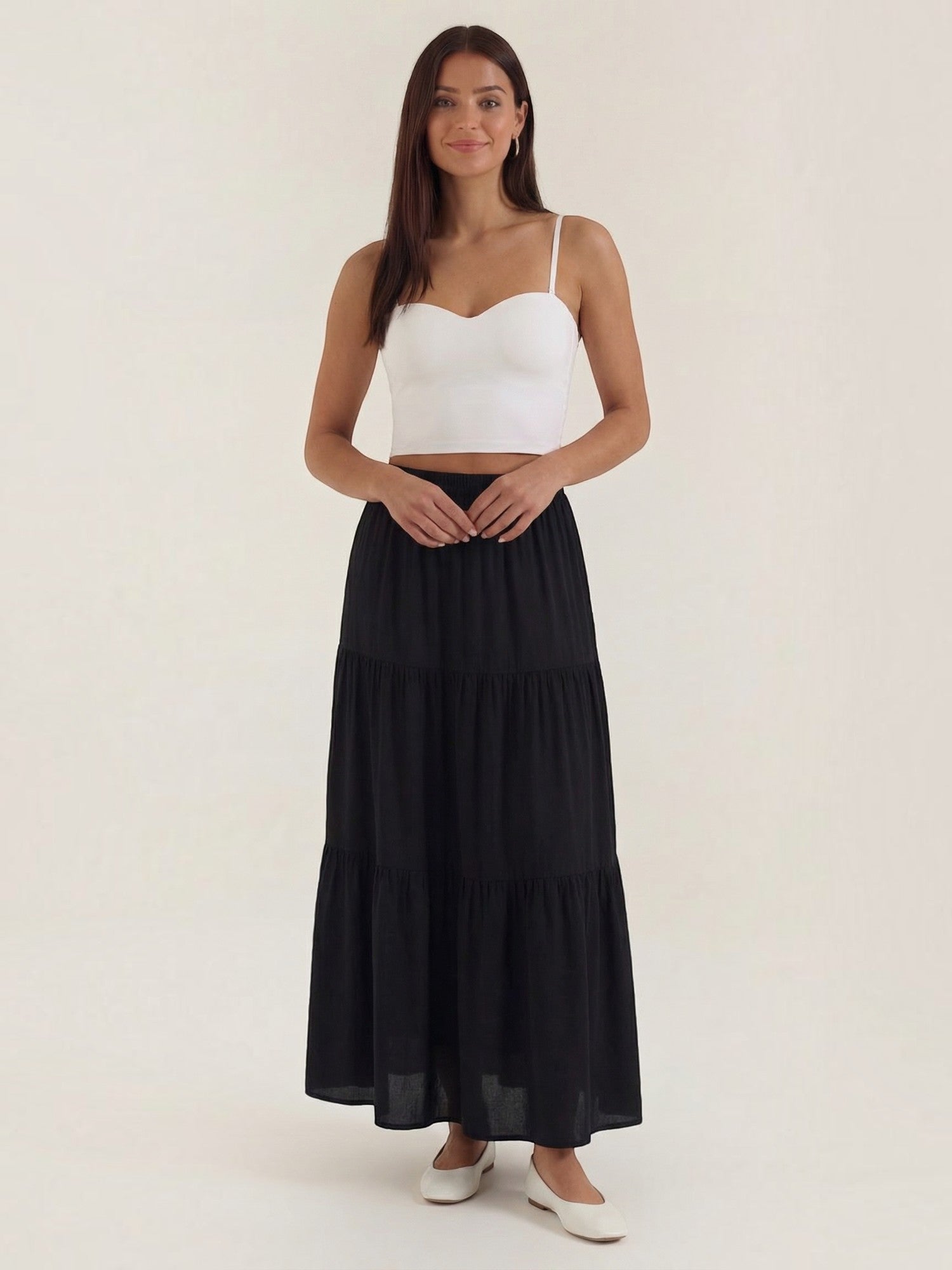 Sweetheart Neck Crop Top
