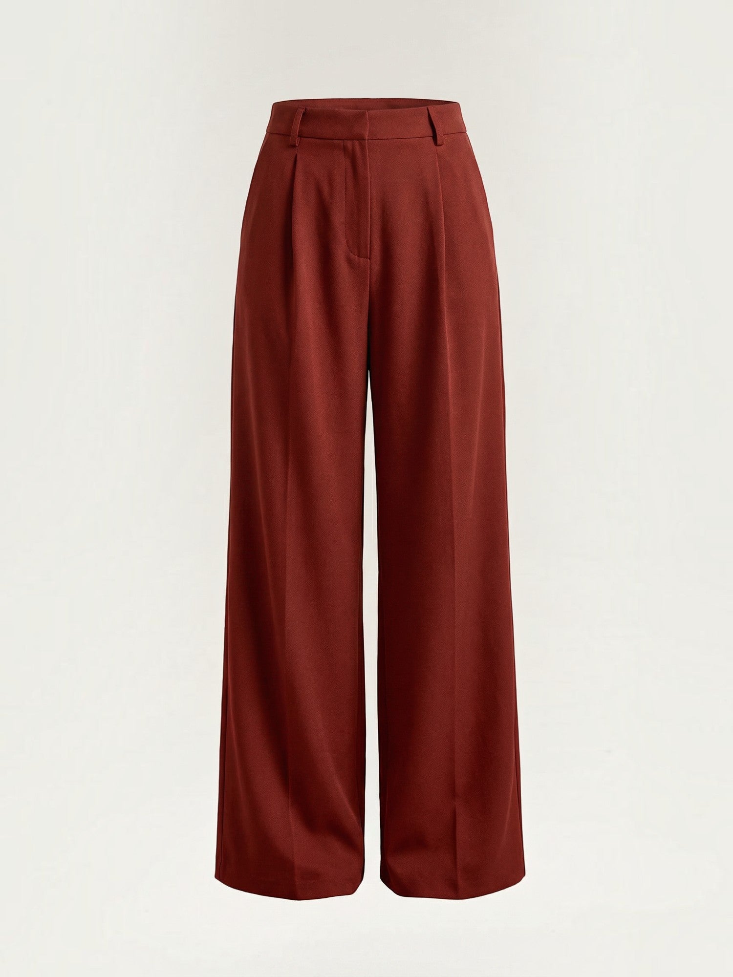 Tailored High Waist Wide Leg Trousers