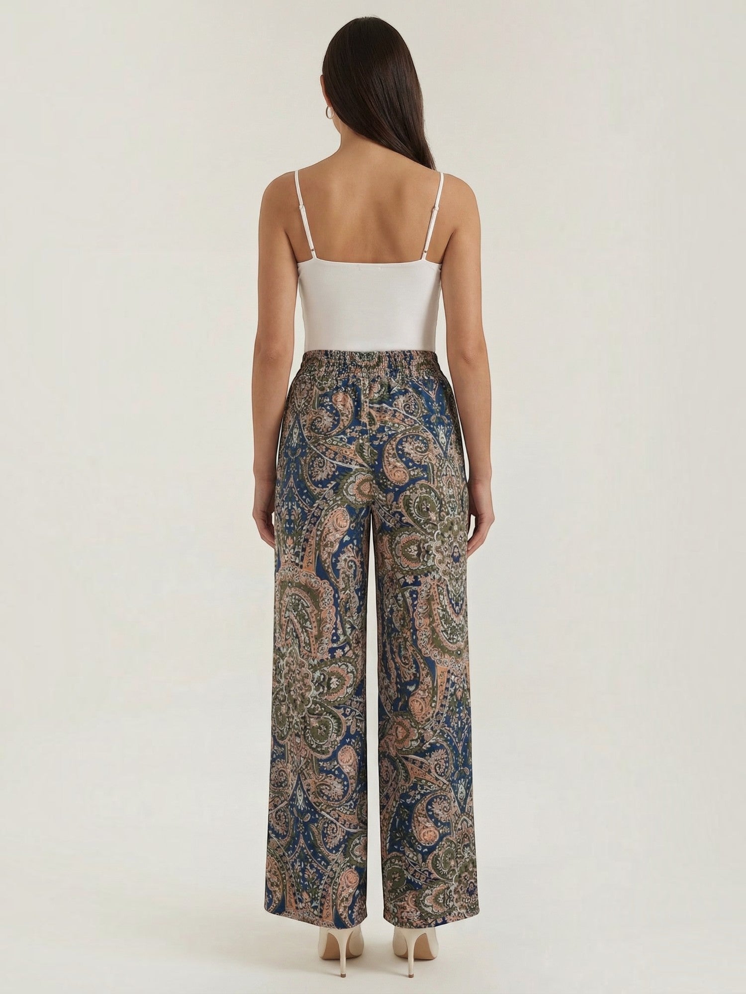 Paisley Wide Leg Pants
