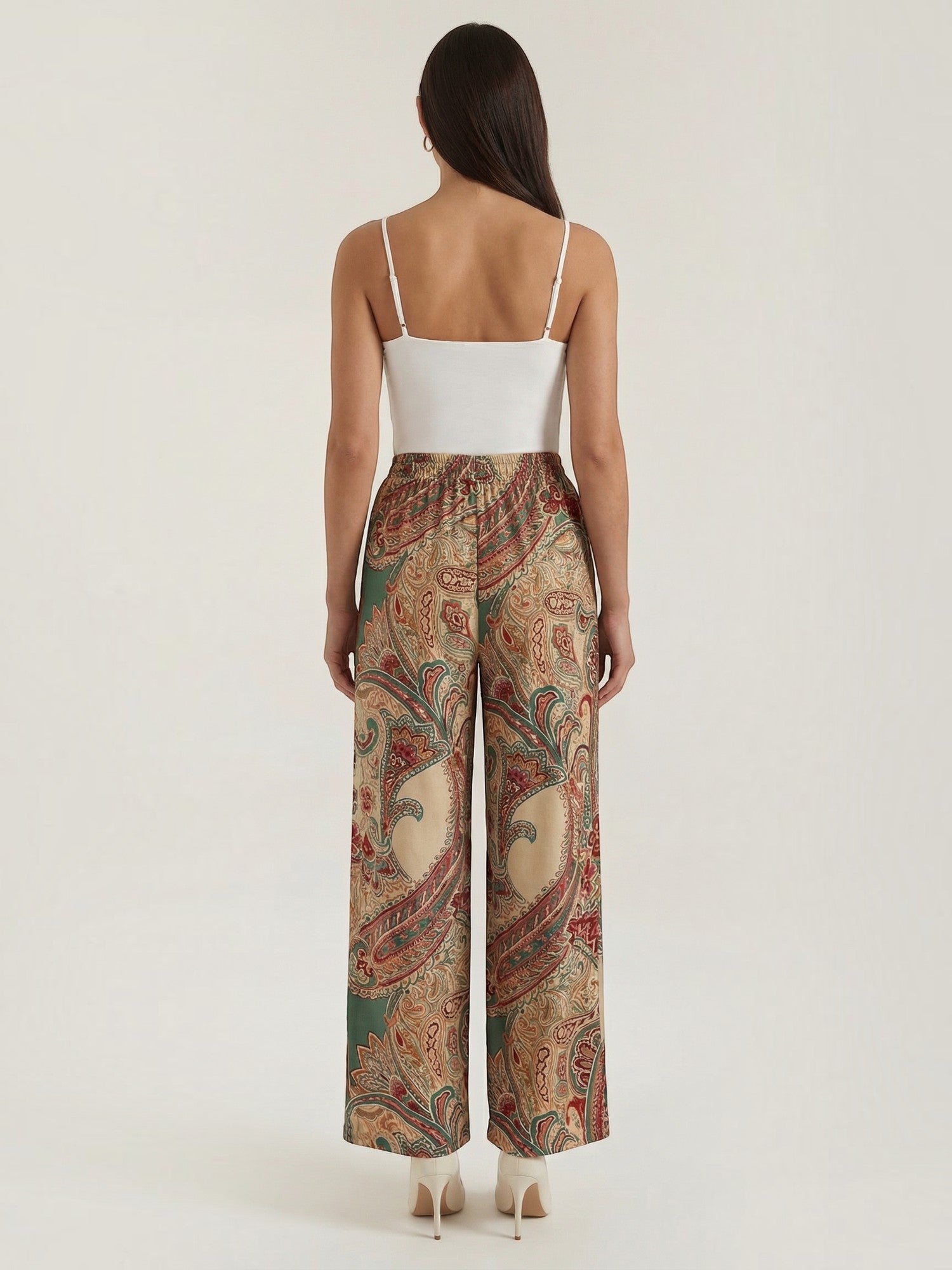Paisley Wide Leg Pants