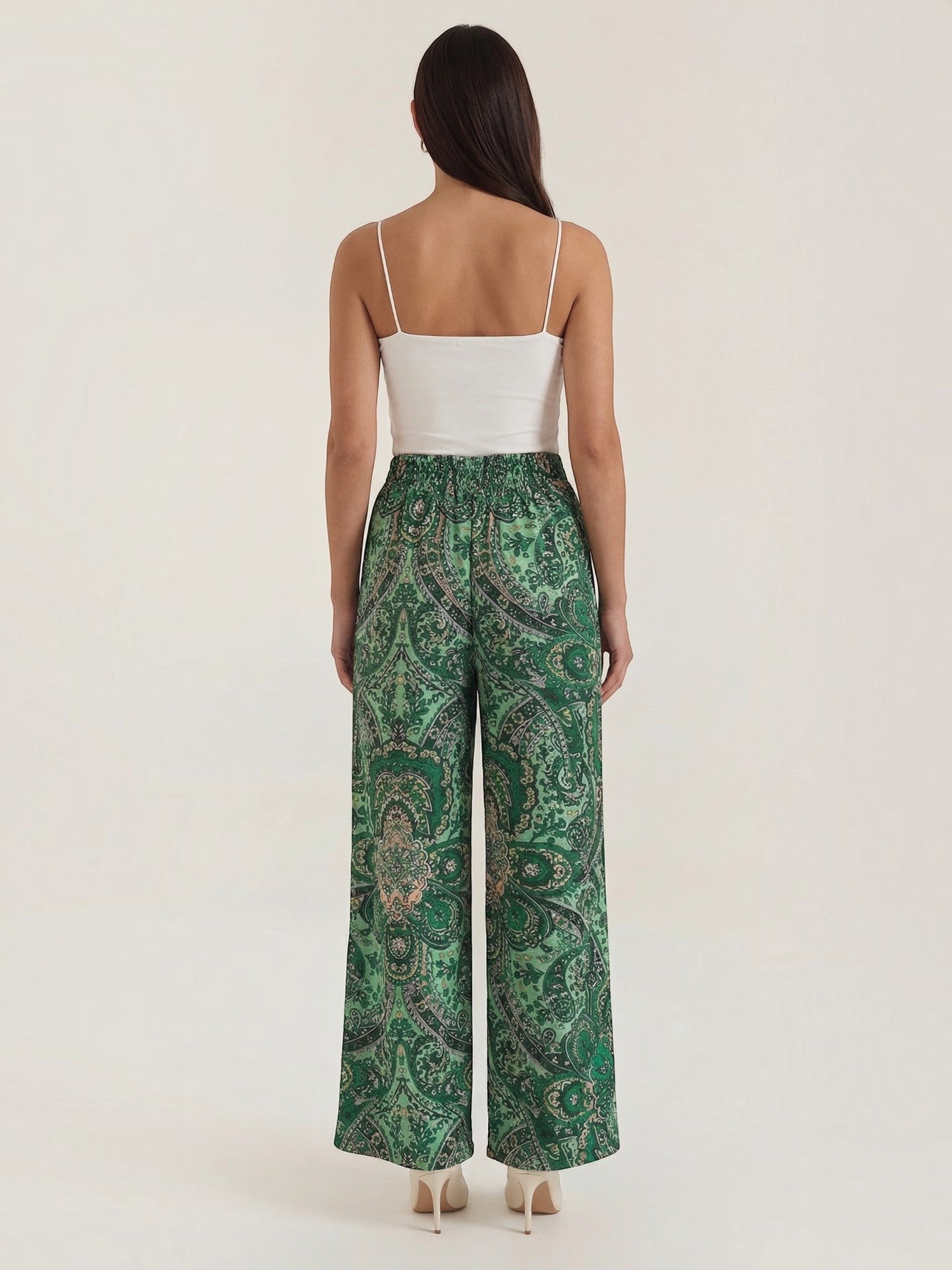 Paisley Wide Leg Pants