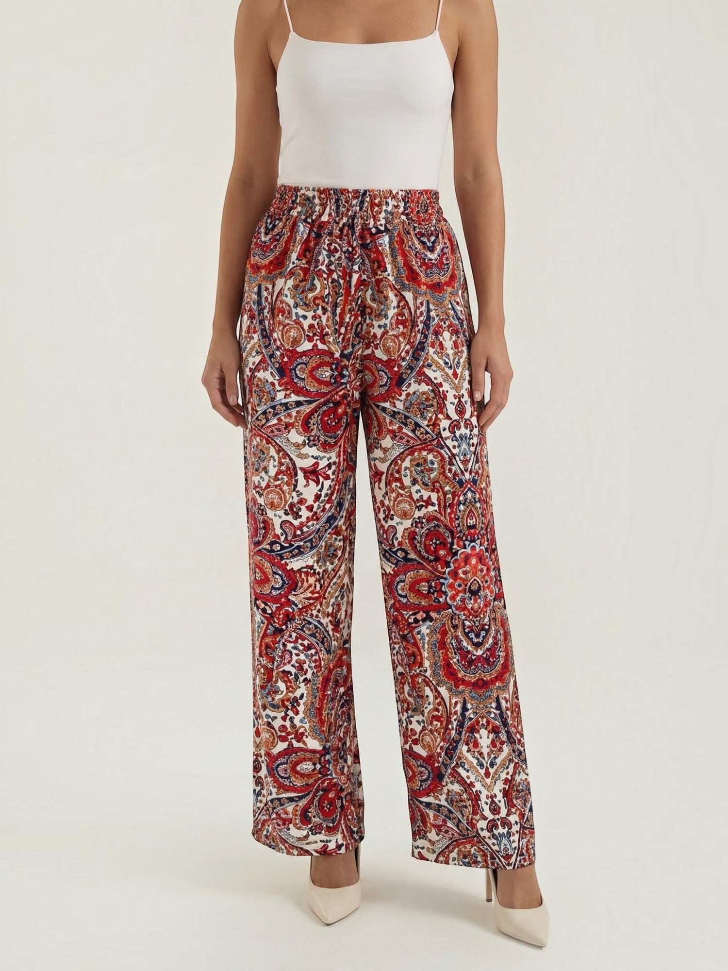 Paisley Wide Leg Pants