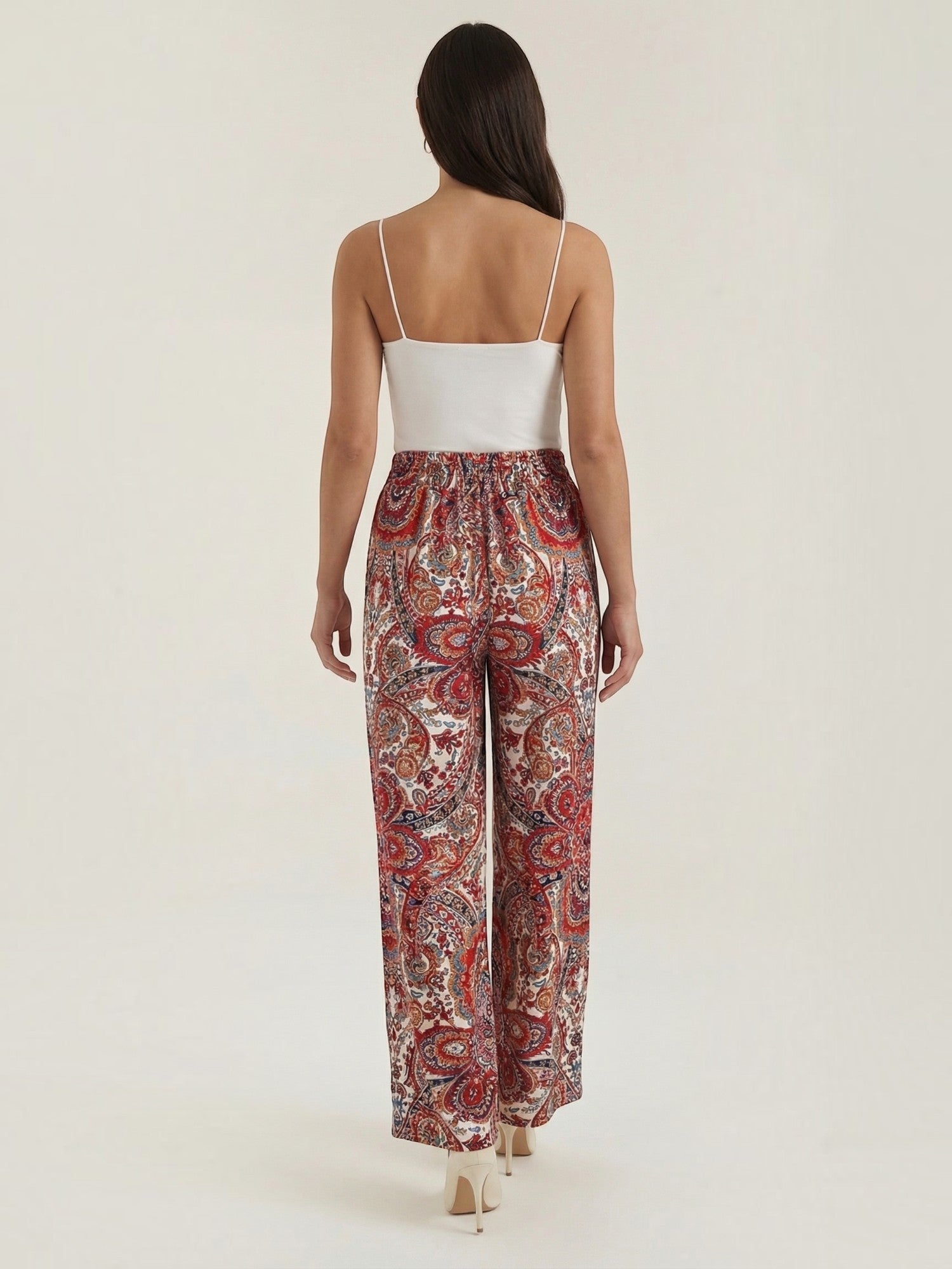 Paisley Wide Leg Pants