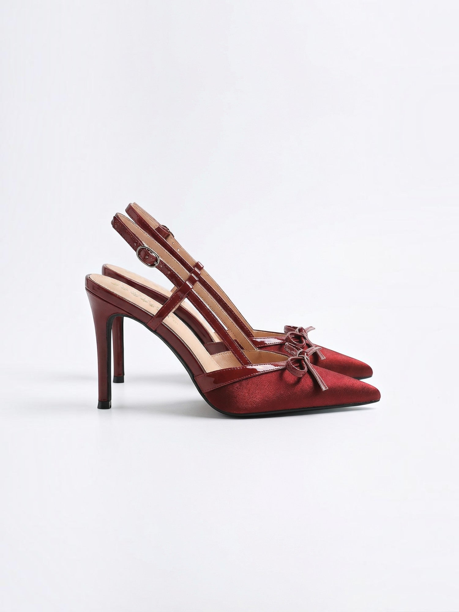 Bow Detail Slingback Heels