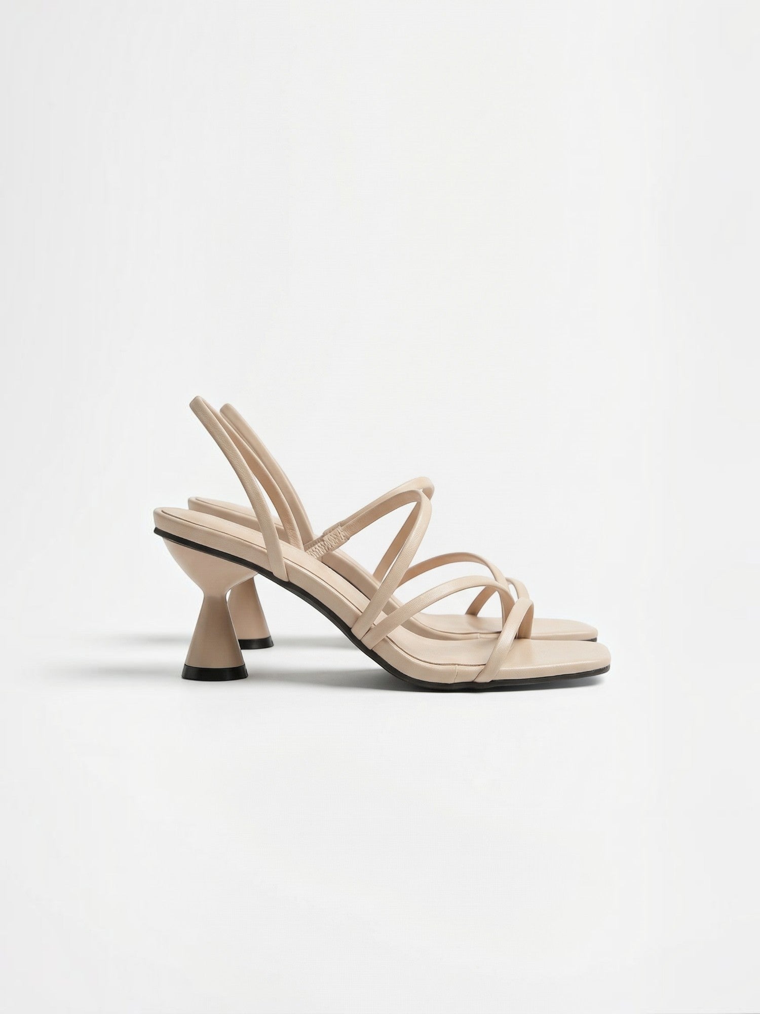 Strappy Slingback Heeled Sandals